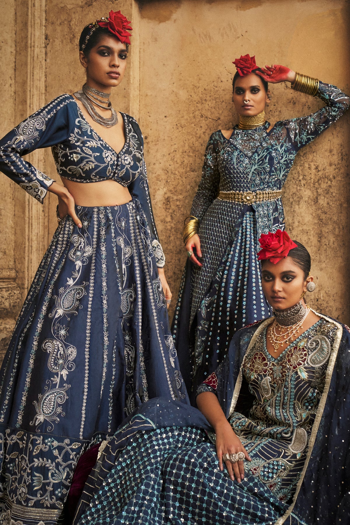 Neel Aasmeen Lehenga Set