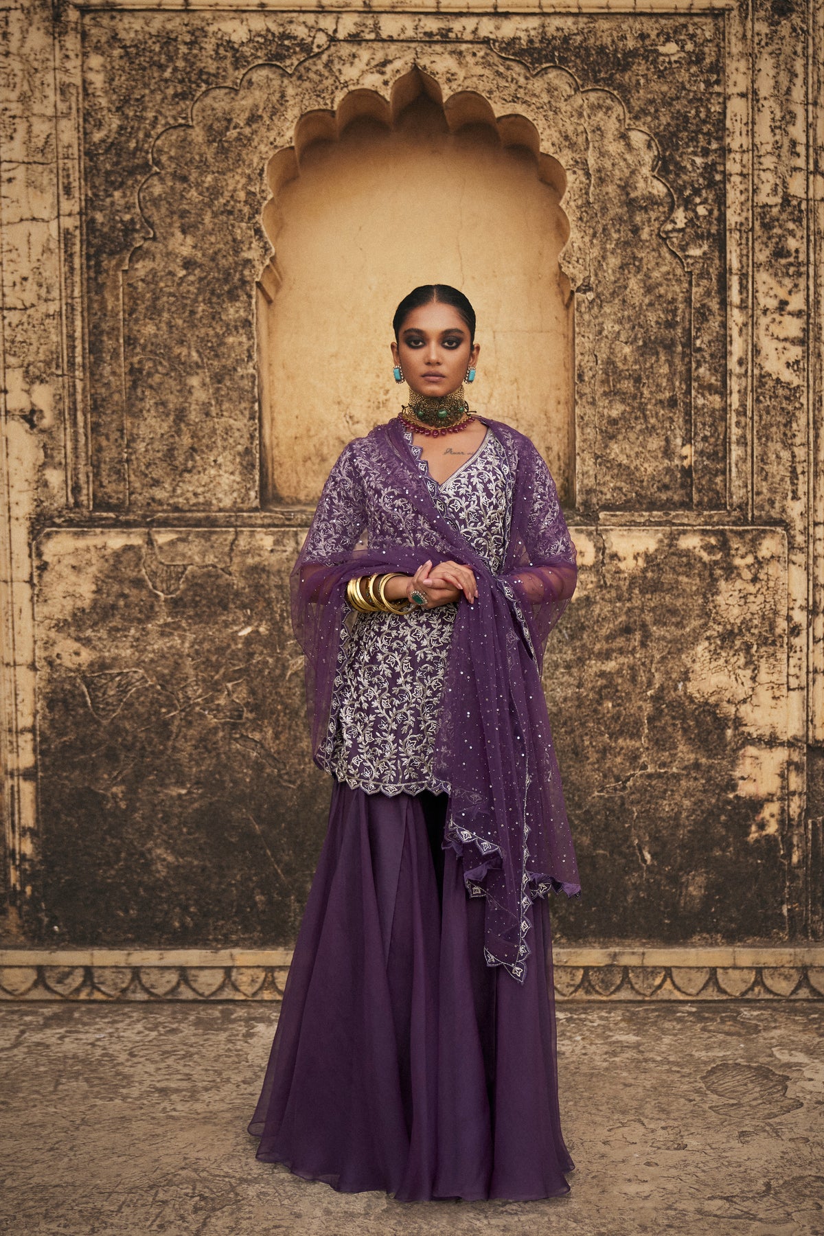 Jamuni Luna Sharara Set