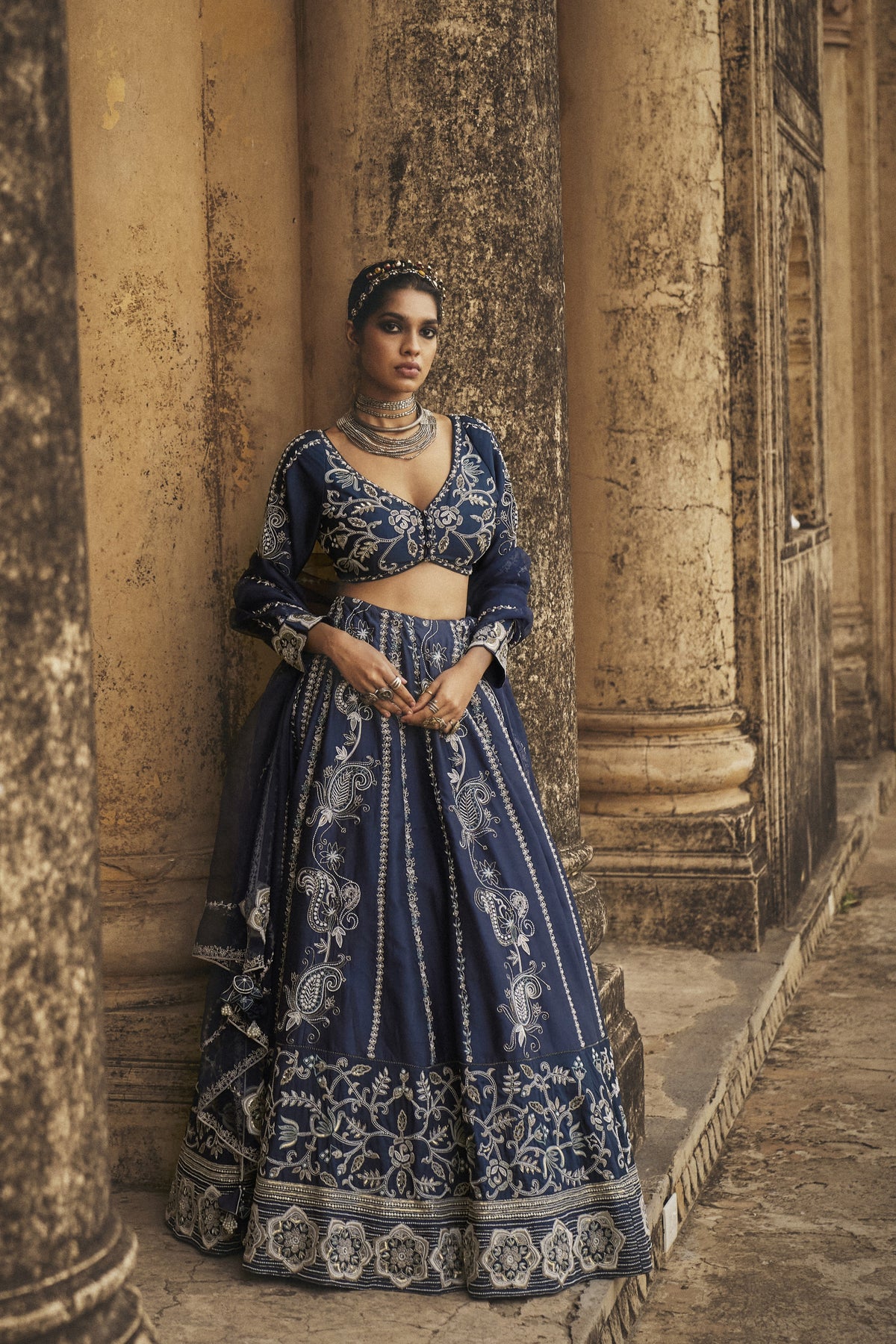 Neel Aasmeen Lehenga Set