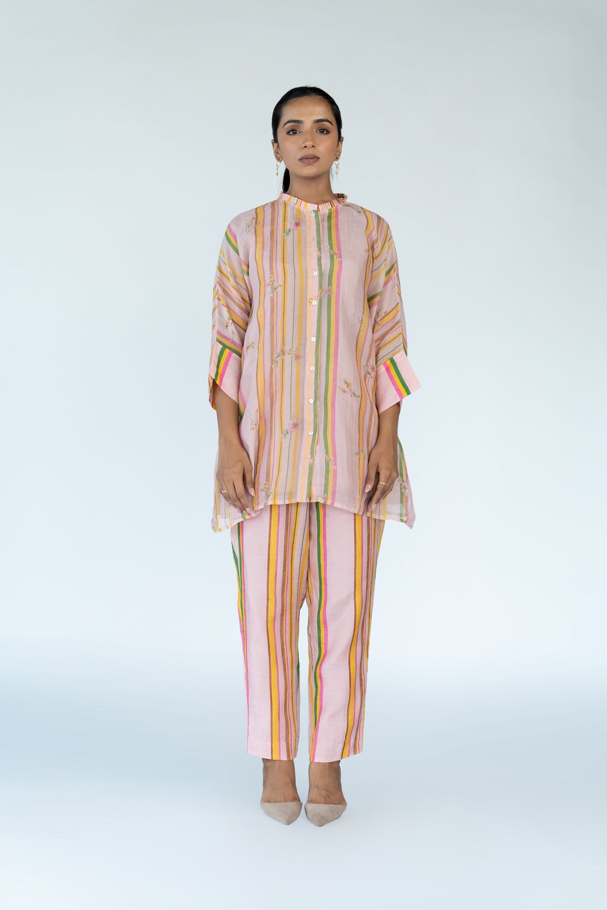 Summer Chanderi Coord set with Inner