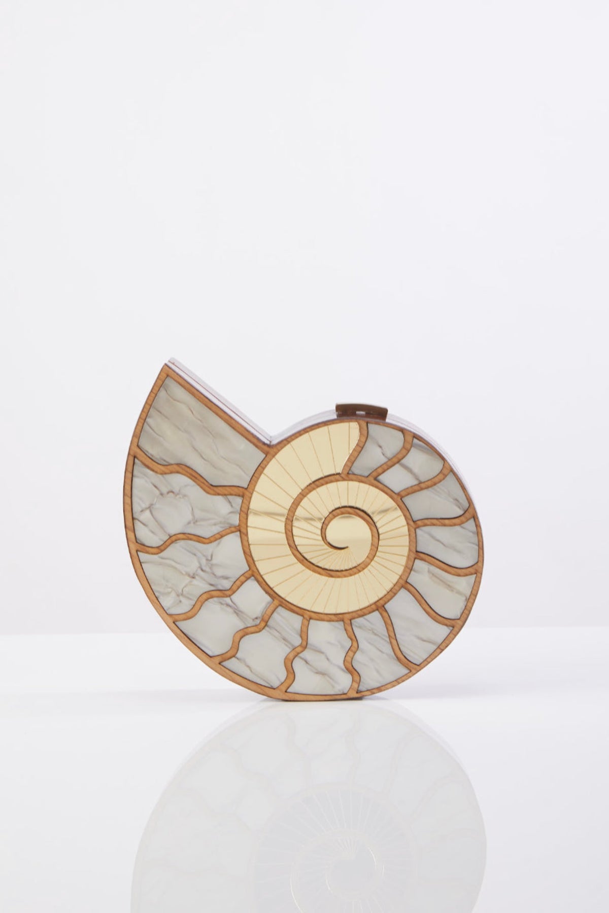 Mother of Pearl C-shell Bag