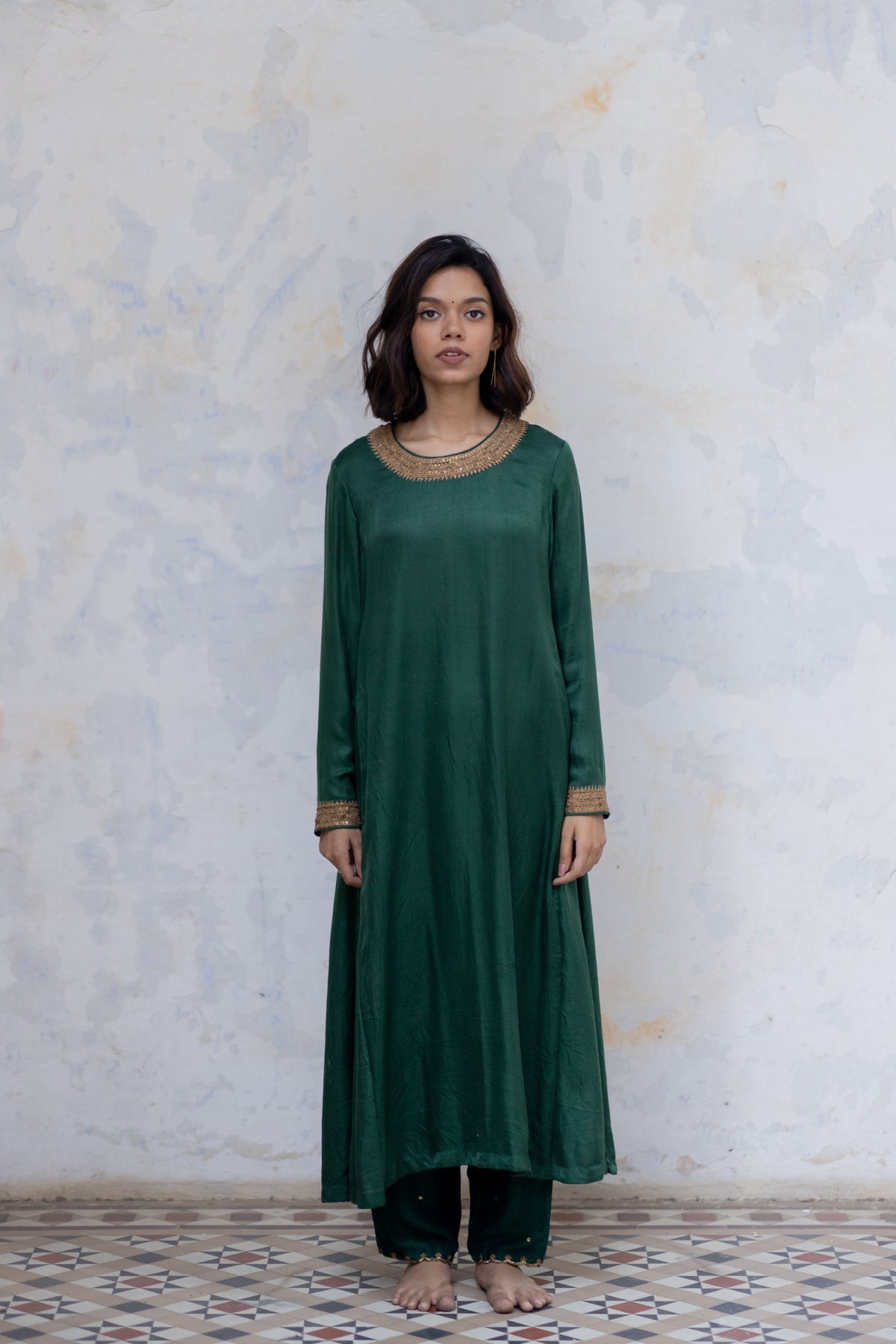 Emerald zeenat kurta set