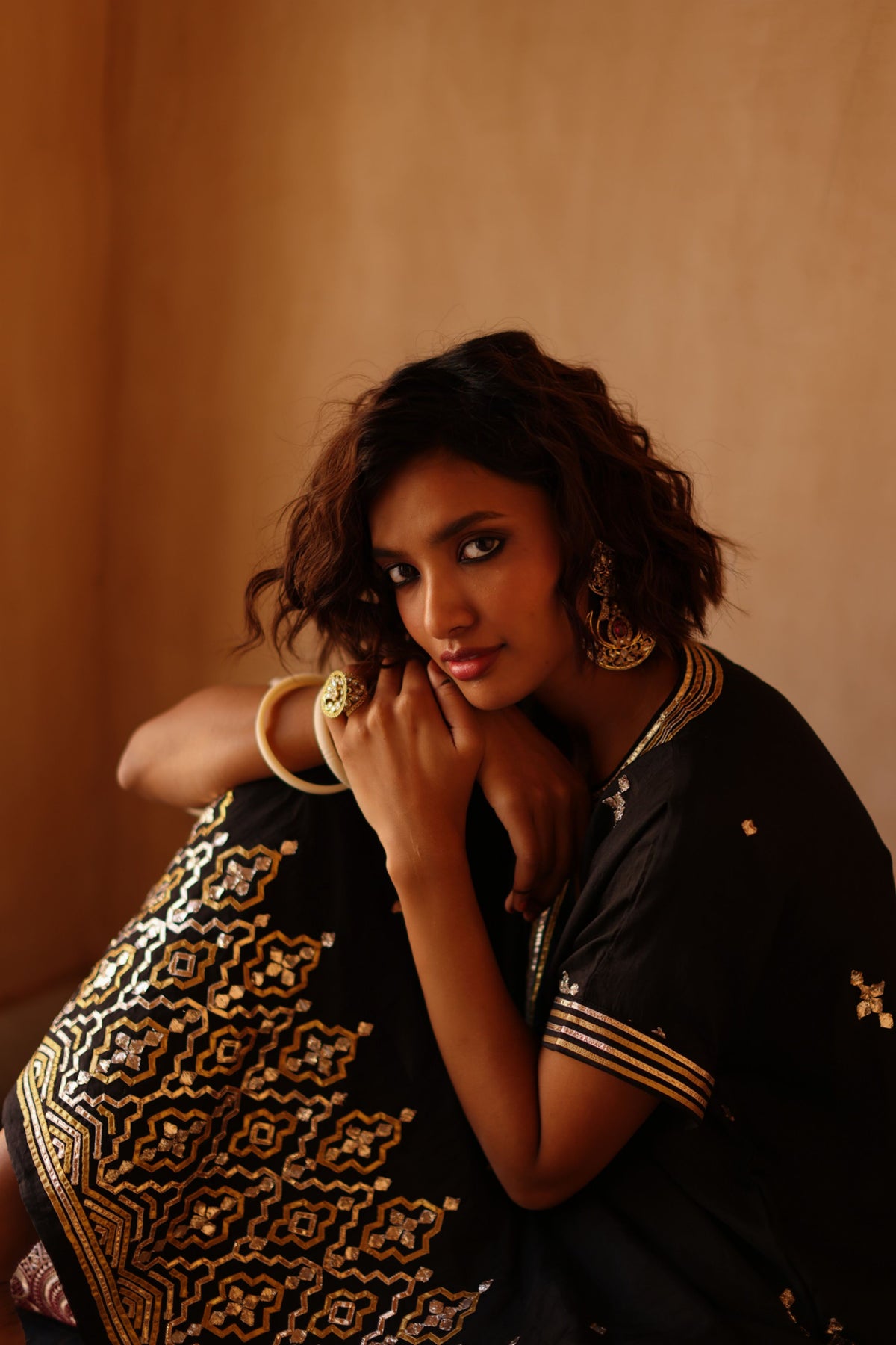 Mulberry Silk Kaftan Set