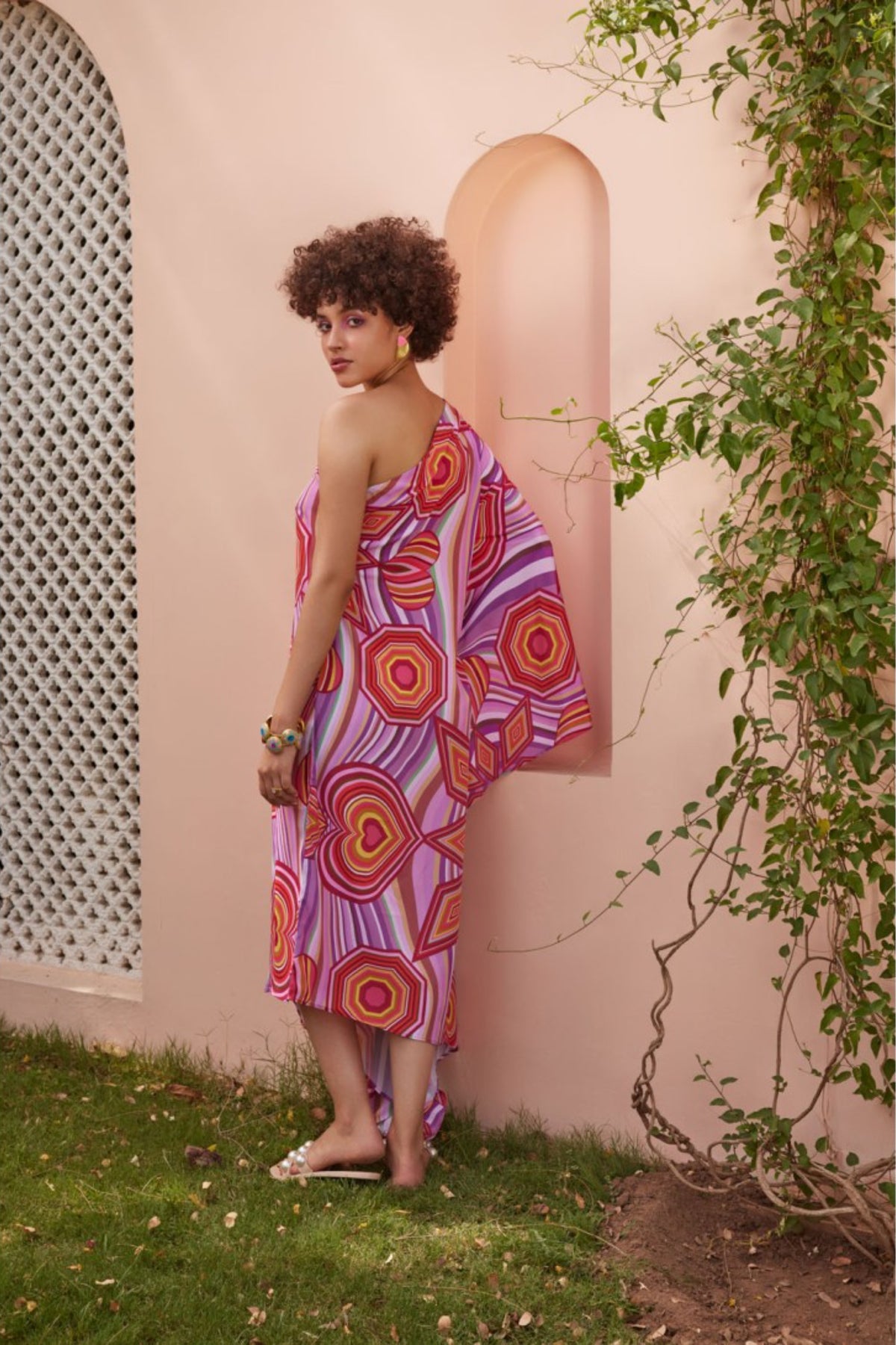 Geometric Tadka Kaftan