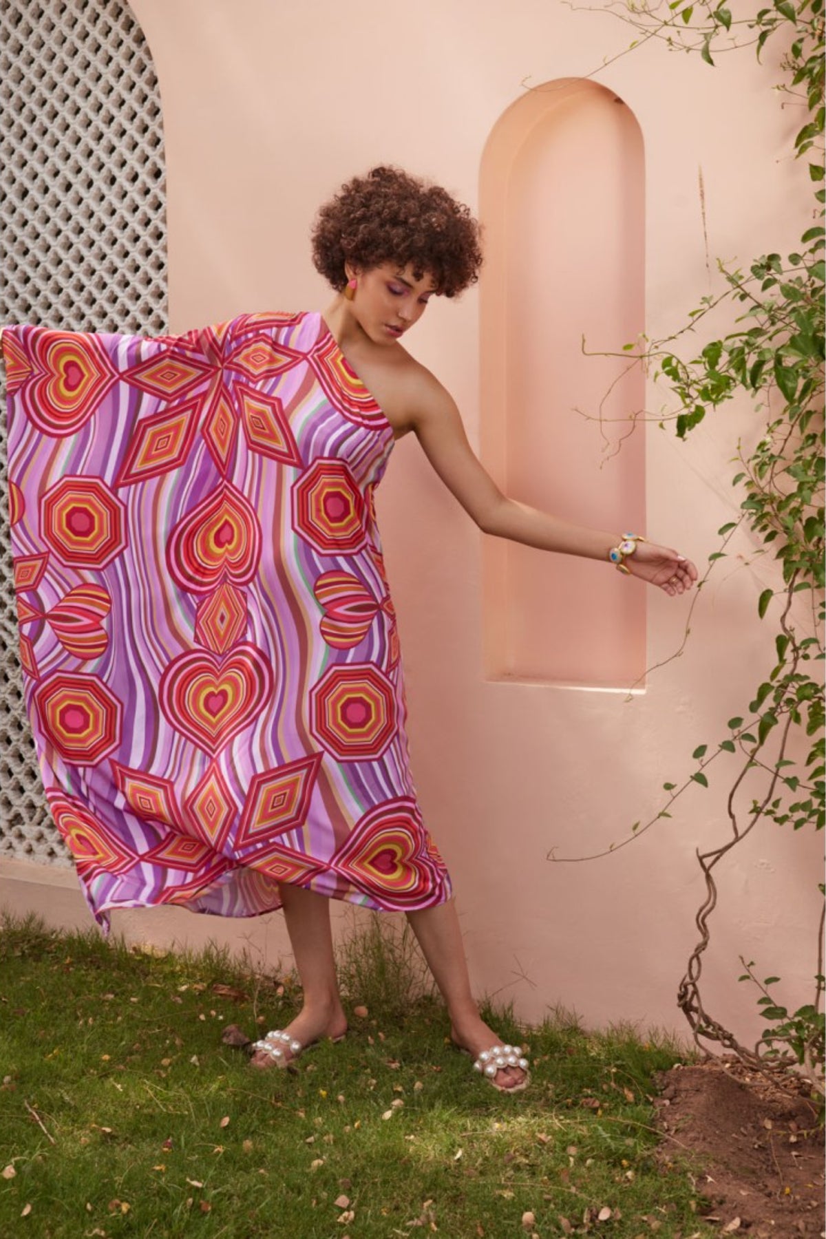 Geometric Tadka Kaftan