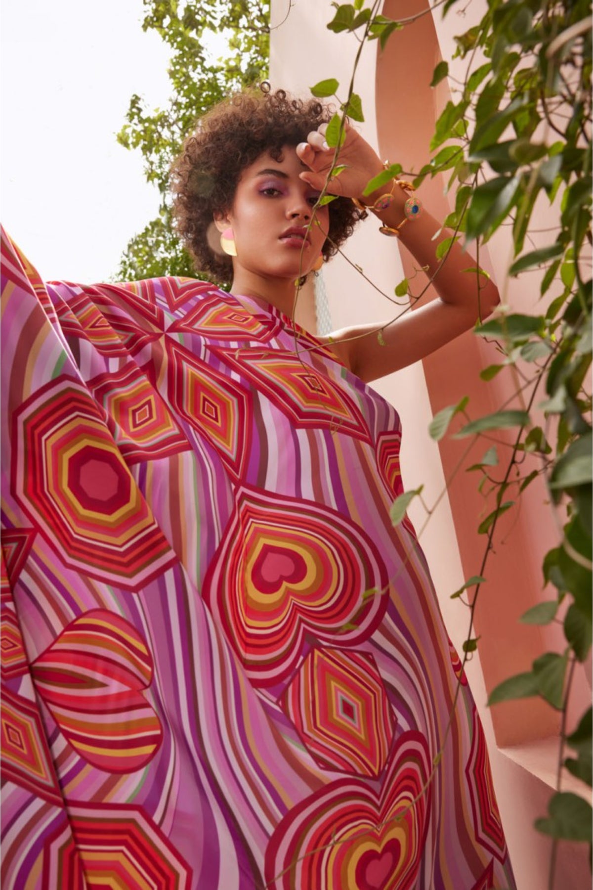 Geometric Tadka Kaftan