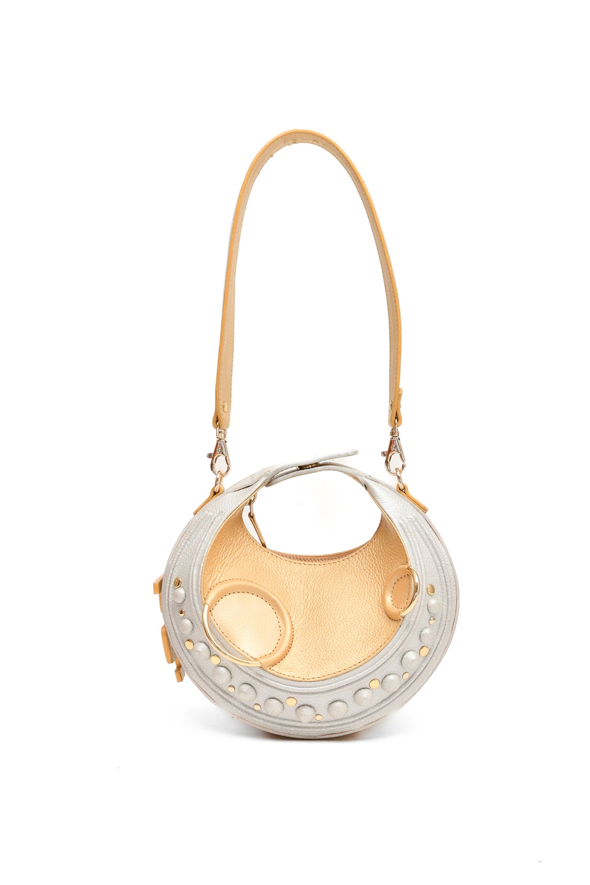 Gold And Silver Halo Bag