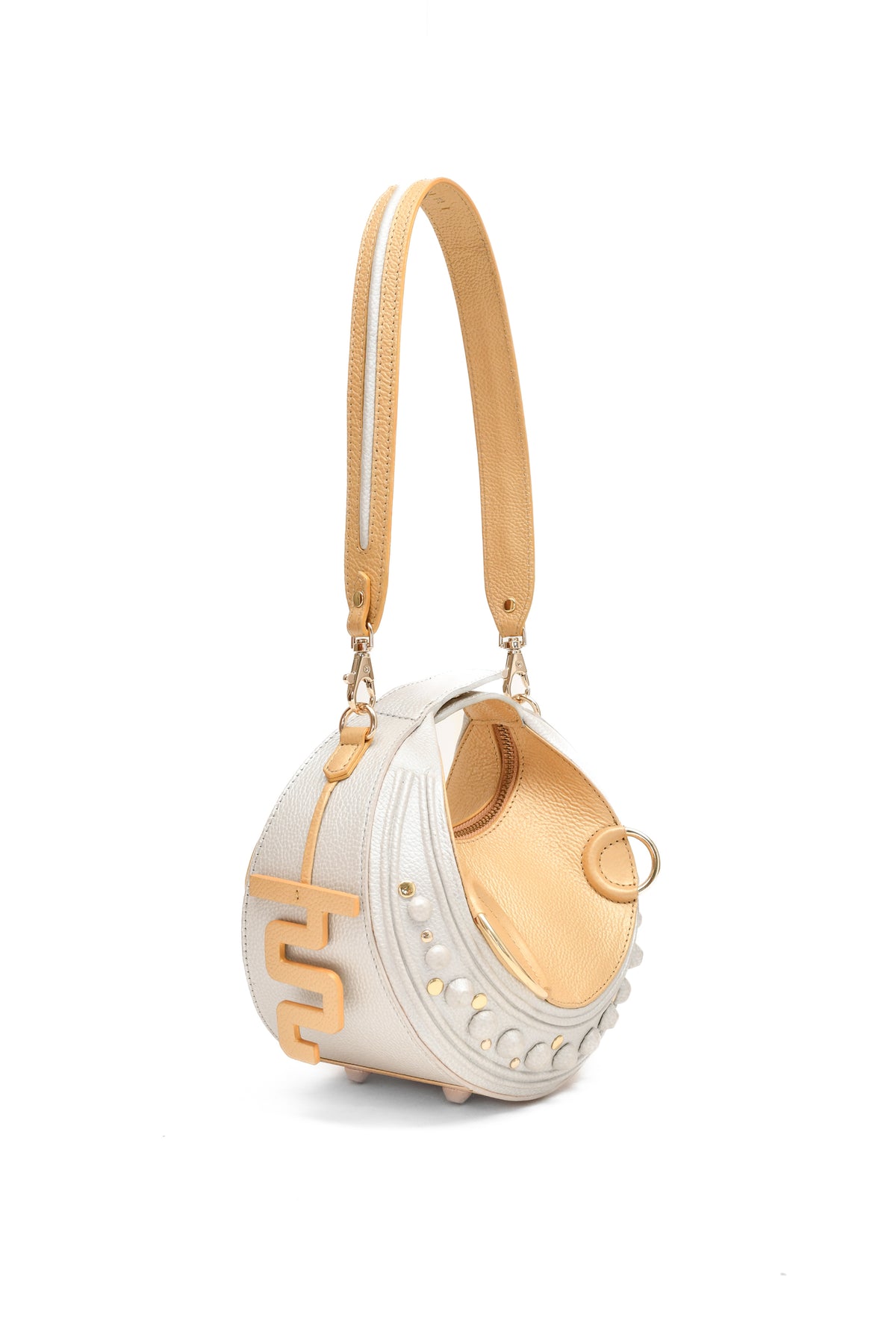 Gold And Silver Halo Bag