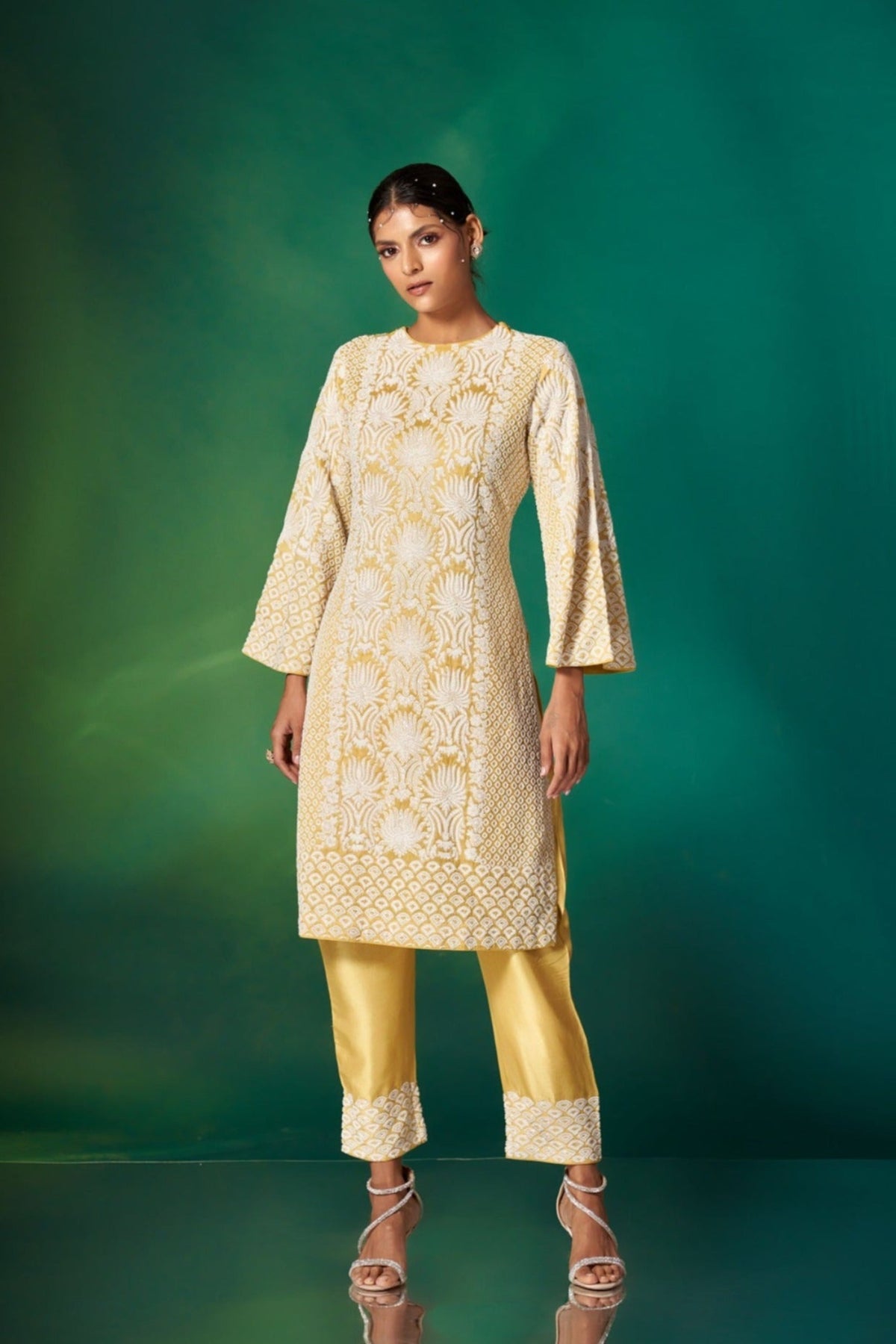 Lime Yellow Kurta Set