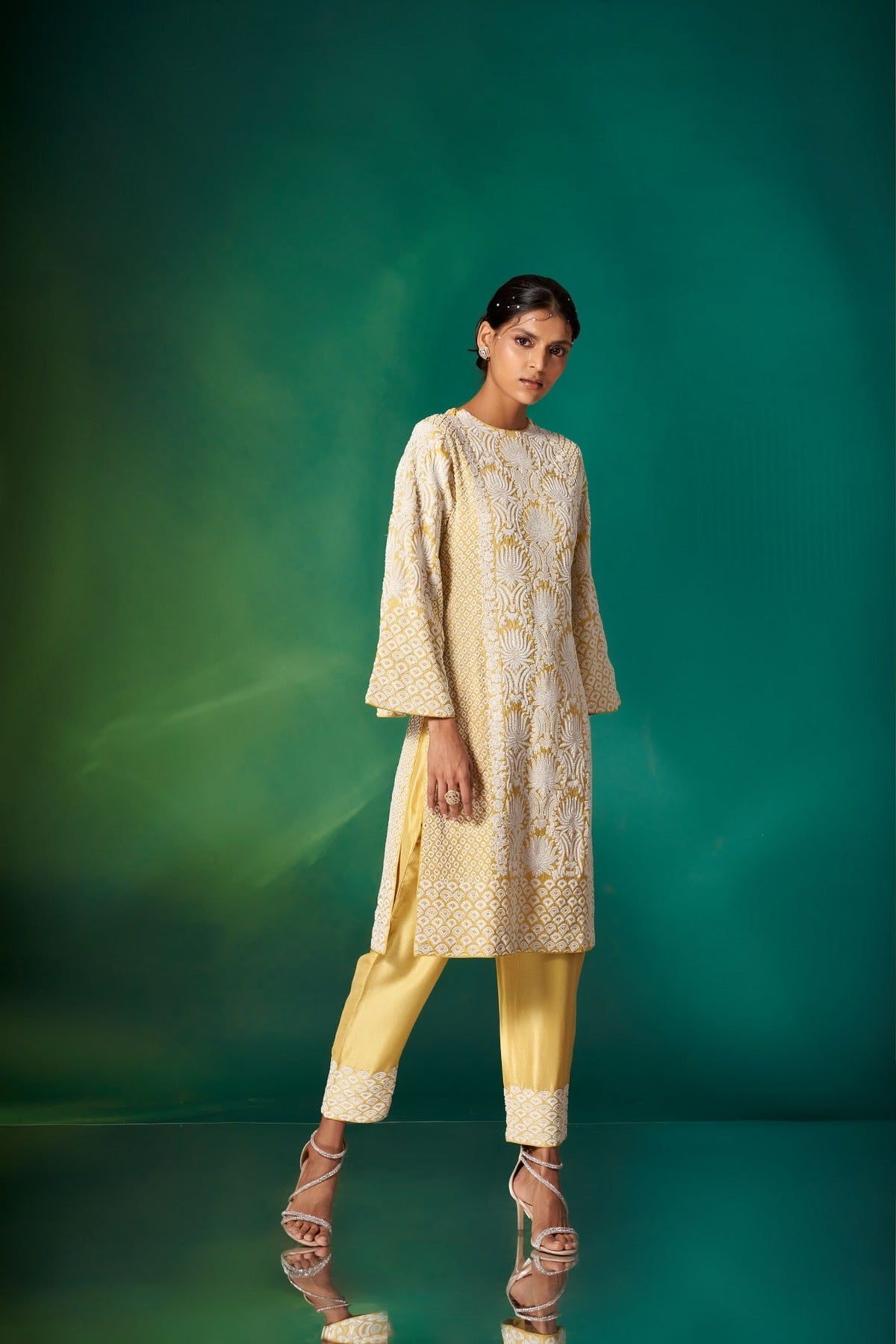 Lime Yellow Kurta Set