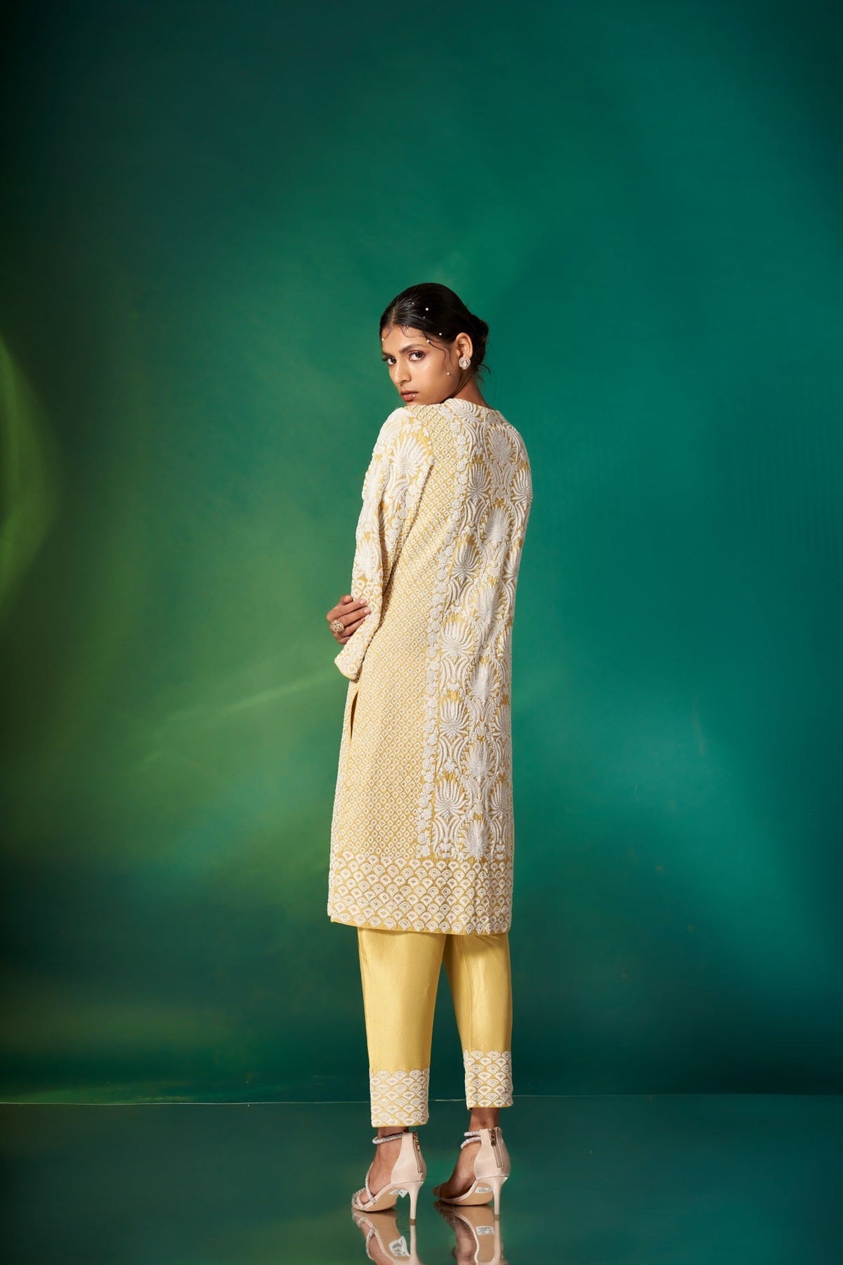 Lime Yellow Kurta Set