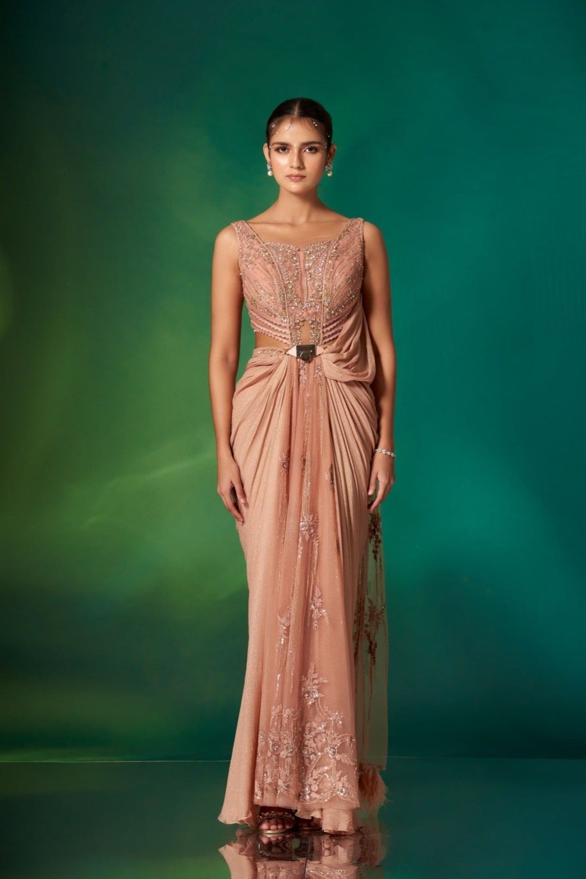 Sartorial Hand Embellishedgown