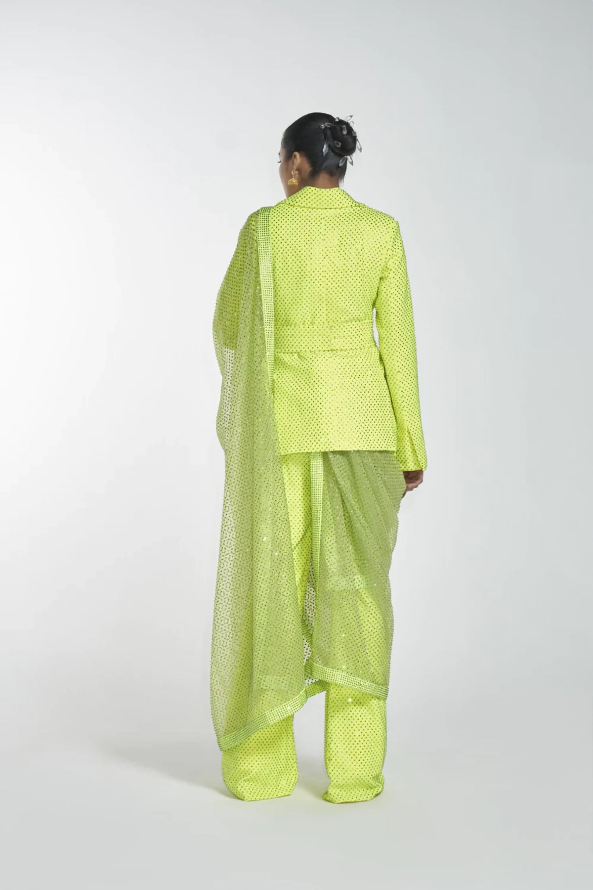 Crystal Neon Blazer Set
