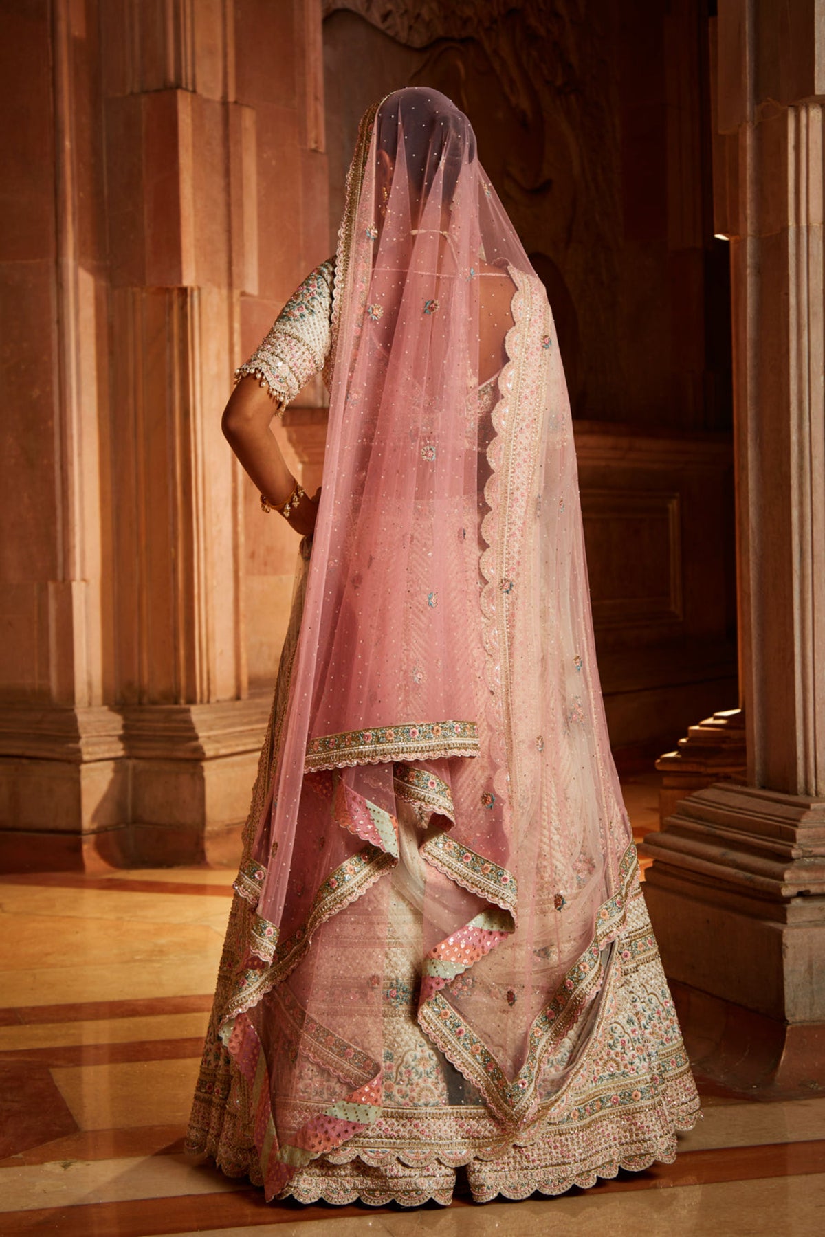 Ivory Lehenga Choli Set