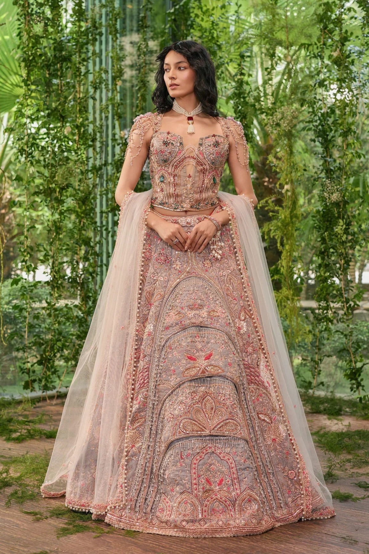 Rajsi Mayura Lehenga Set