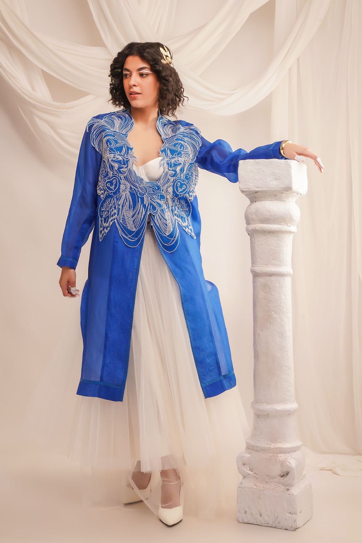 Silk Organza Jacket Set