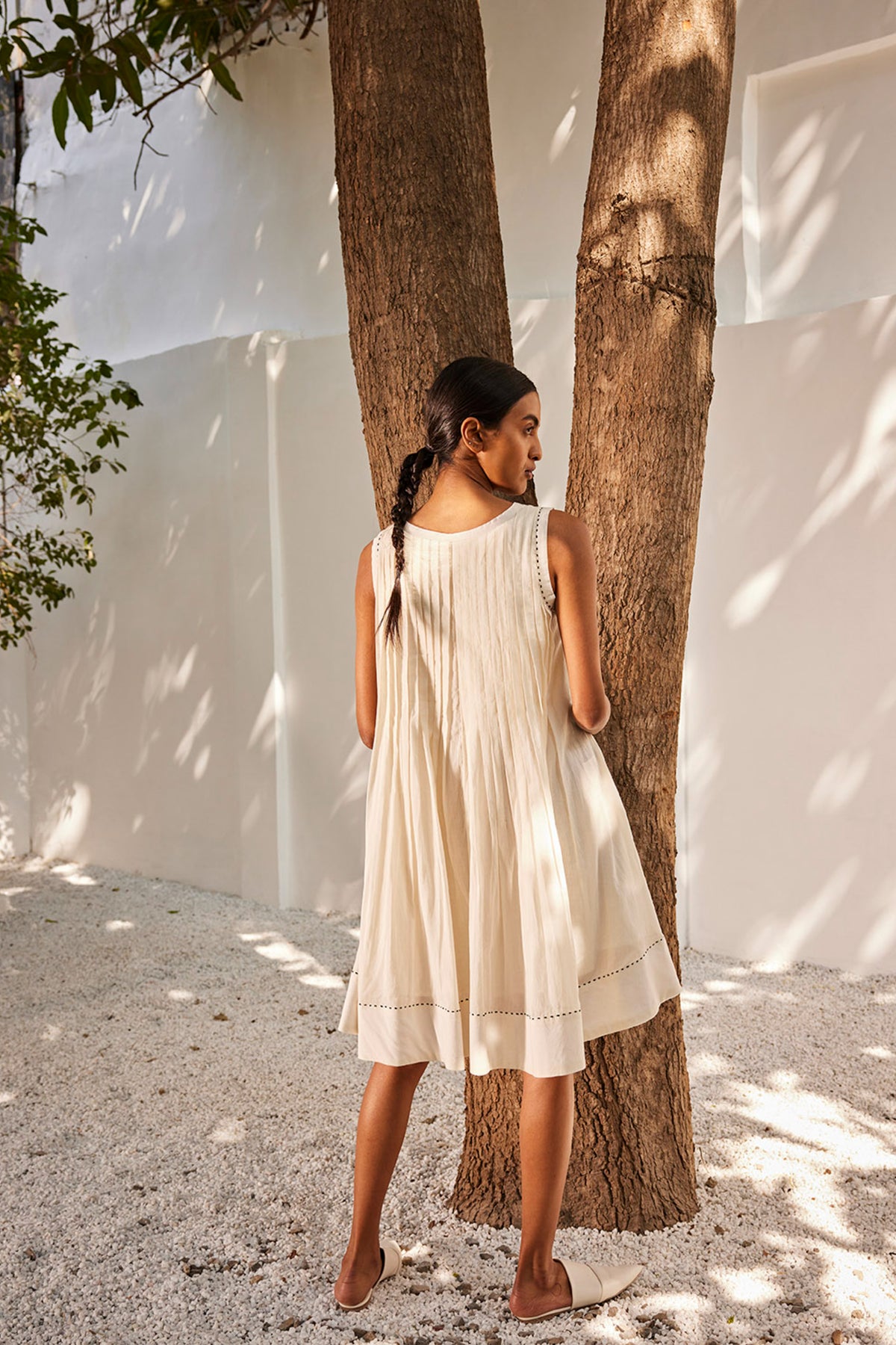 White mist dress