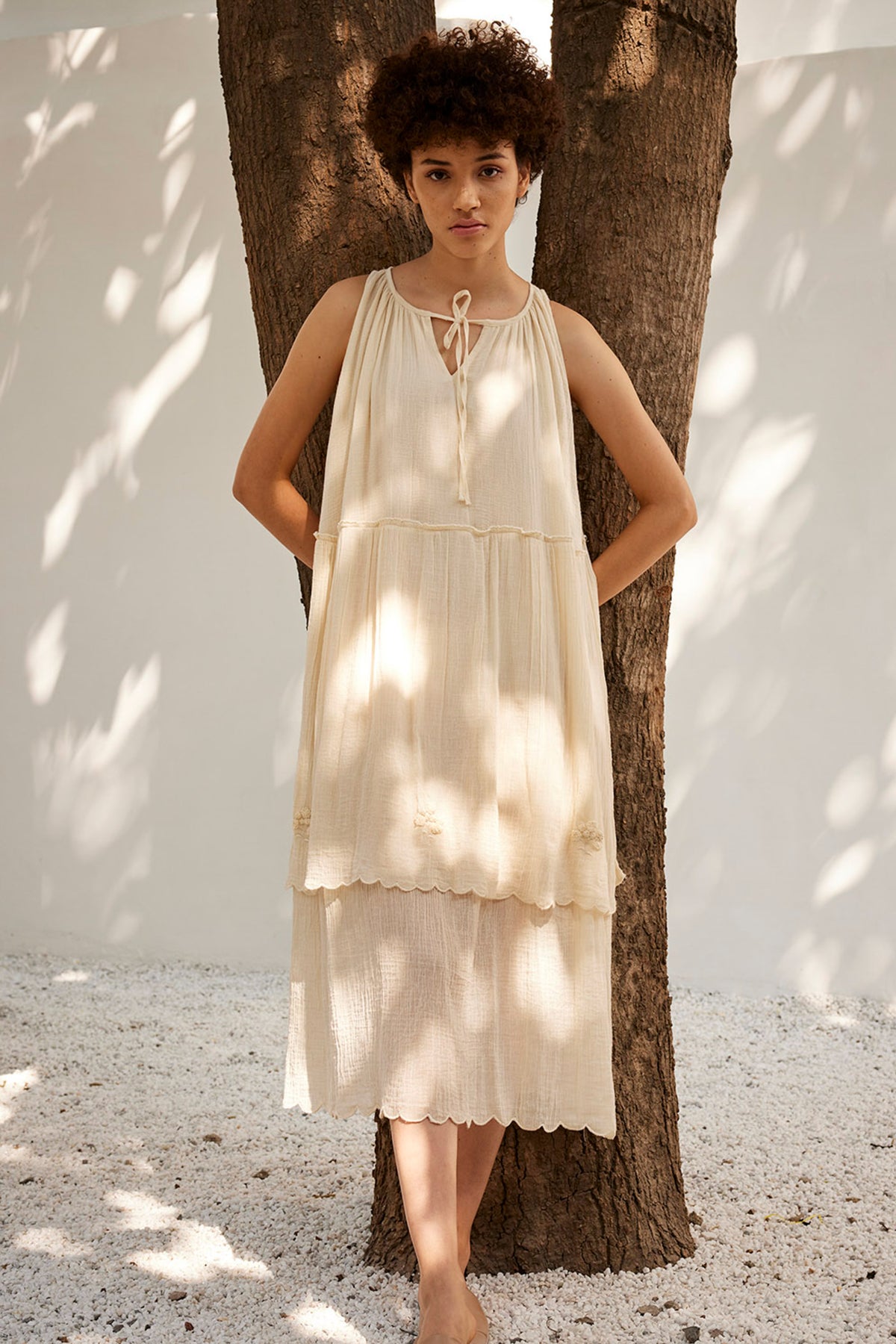Cloudy dreams midi dress