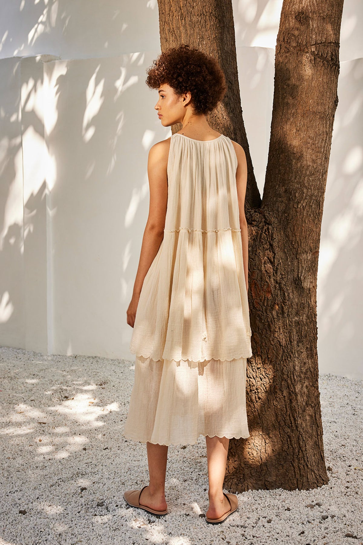 Cloudy dreams midi dress