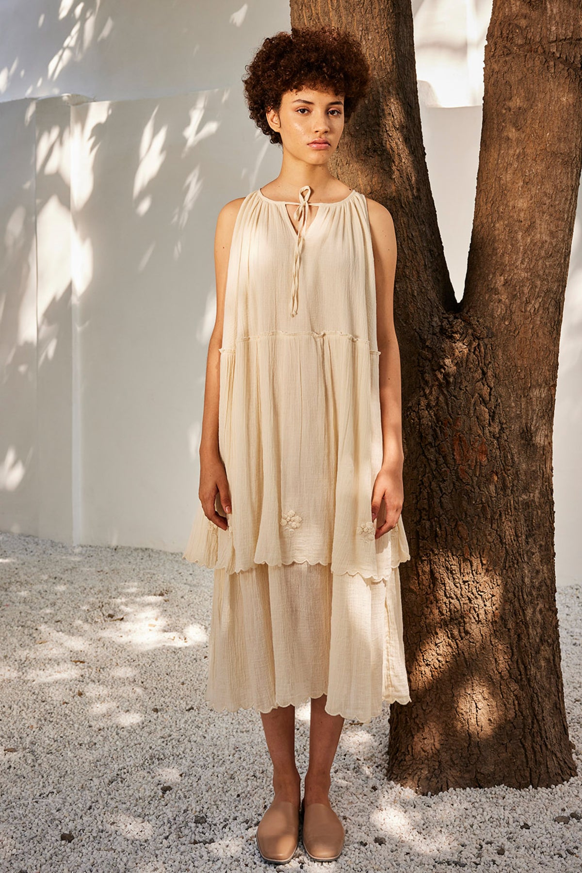 Cloudy dreams midi dress