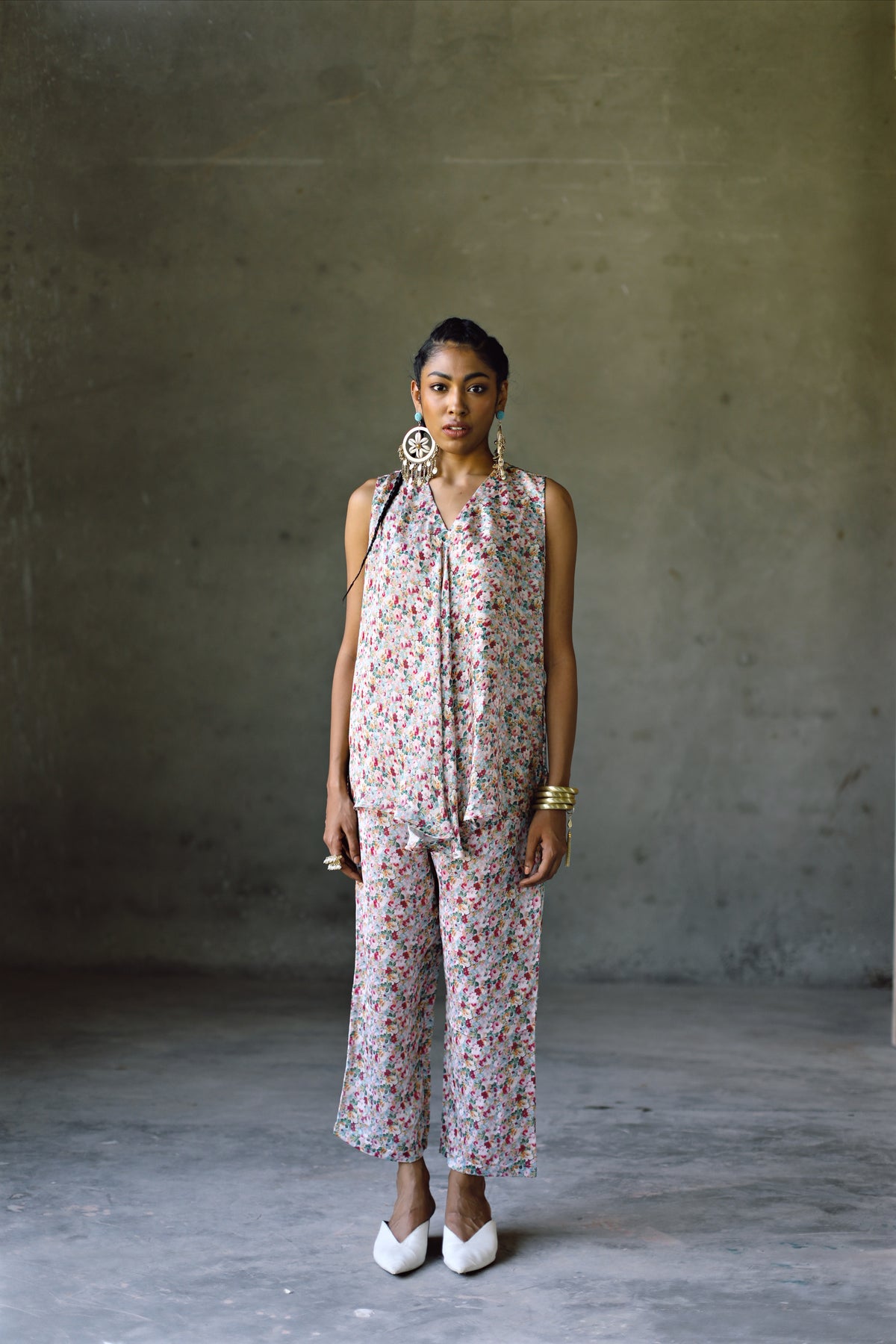 Milano Sl Bias Top  &amp; Pant Co-Ord Set