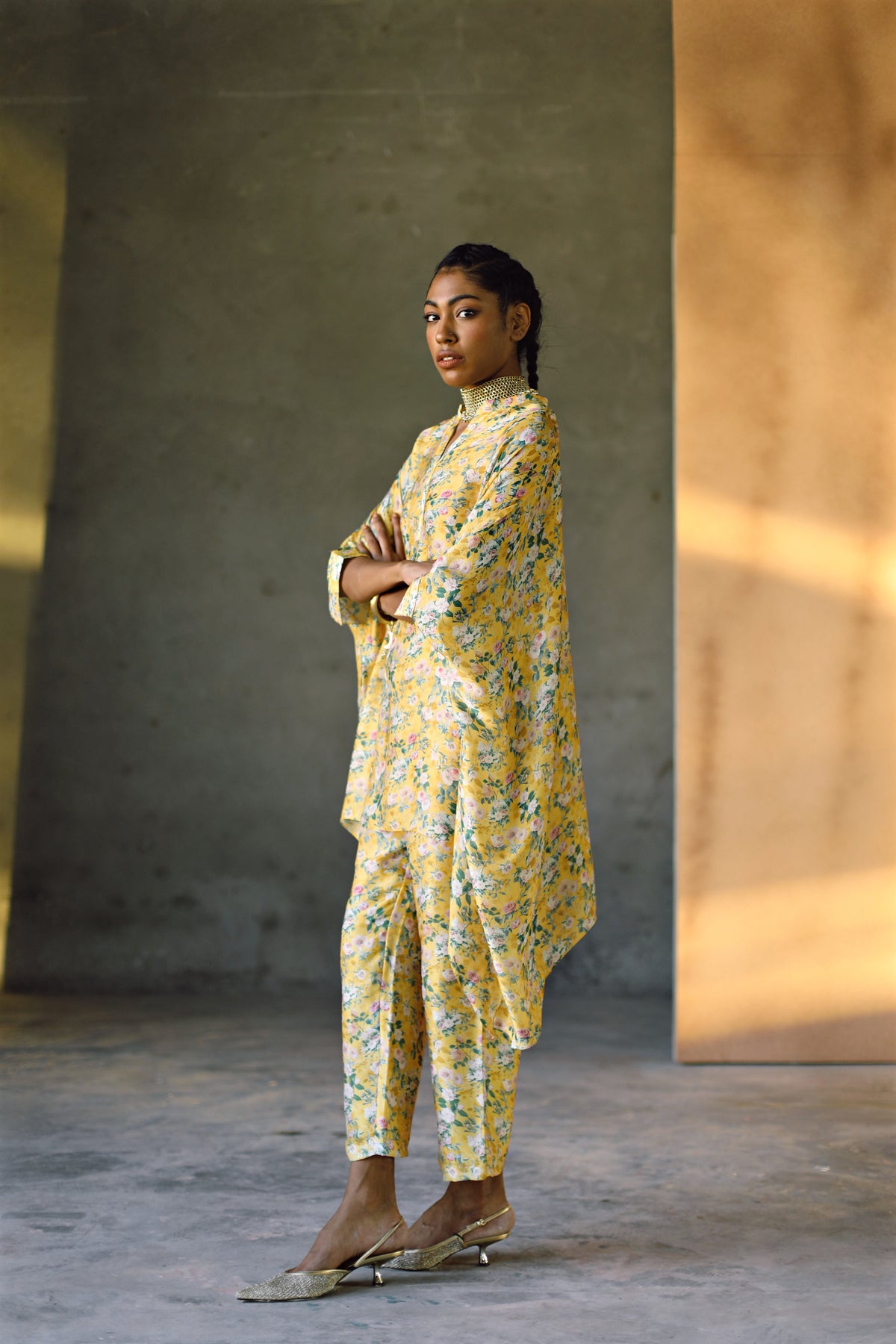 Laguna Short Kaftan  &amp; Pant Co-Ord Set