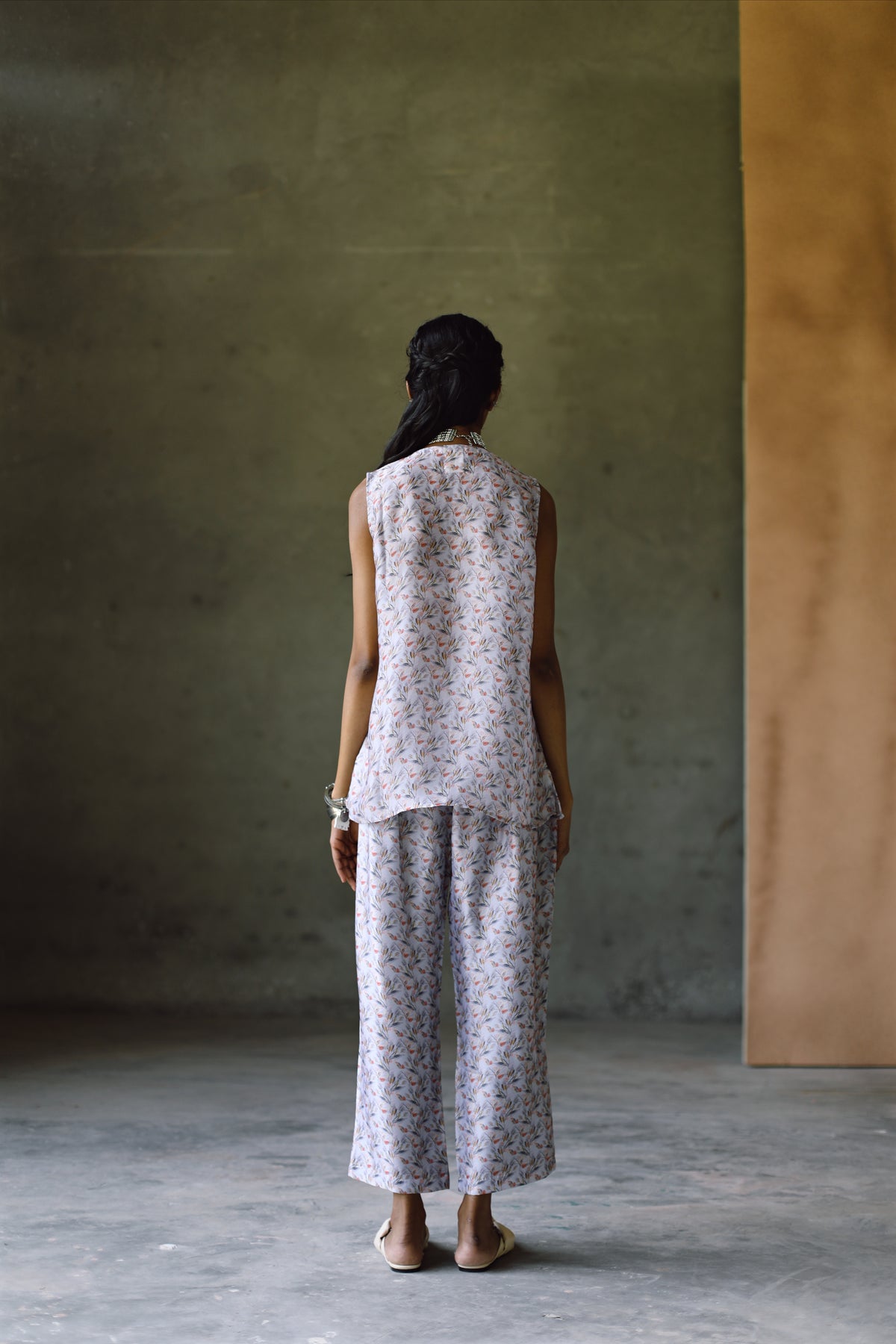 Oxford Sl Bias Top  &amp; Pant Co-Ord Set
