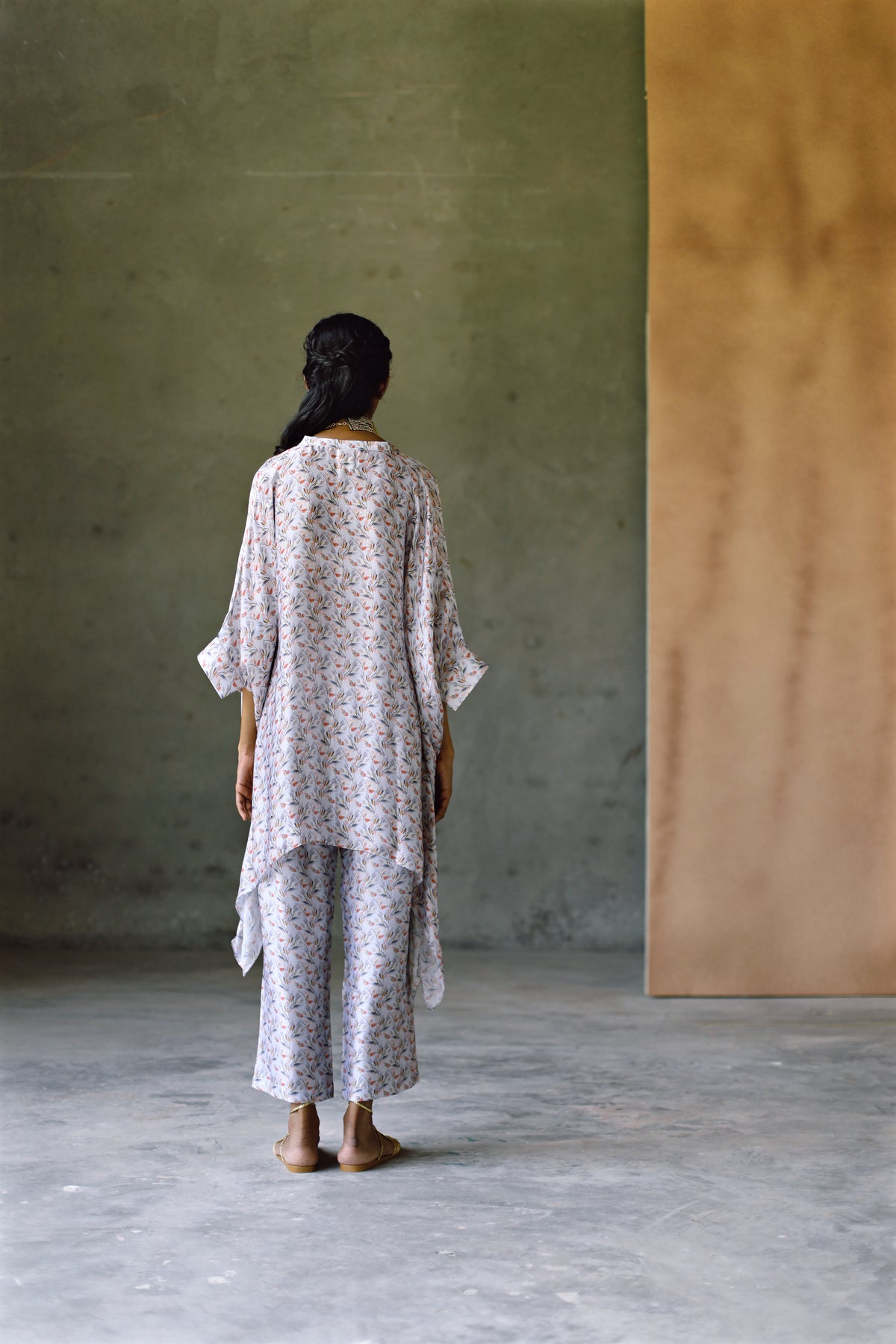 Oxford Short Kaftan  &amp; Pant Co-Ord Set