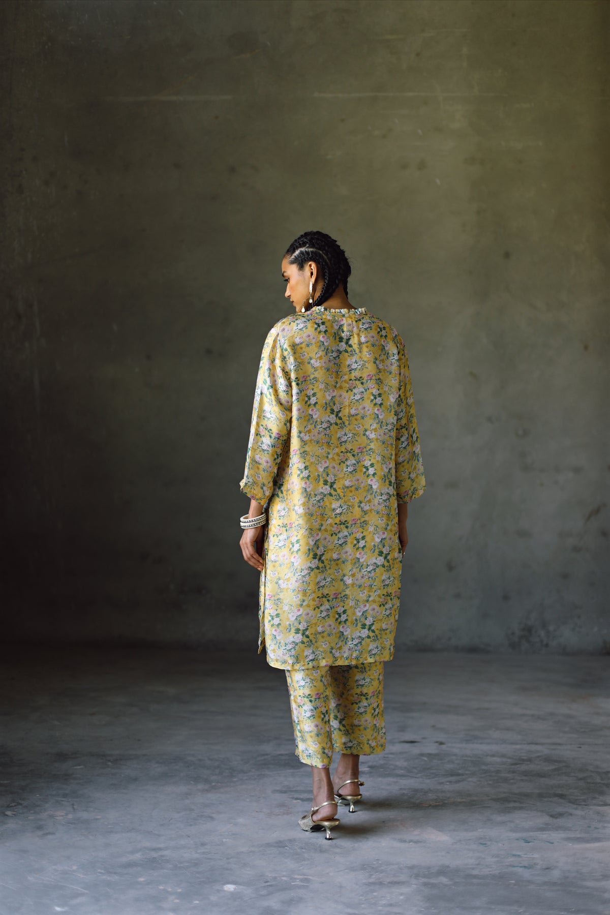 Laguna Frill Kurta  &amp; Pant Co-Ord Set