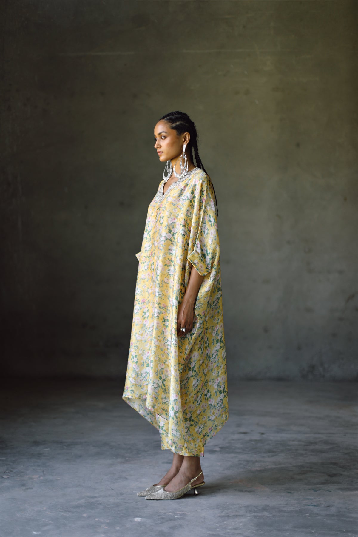 Laguna V Emb Kaftan