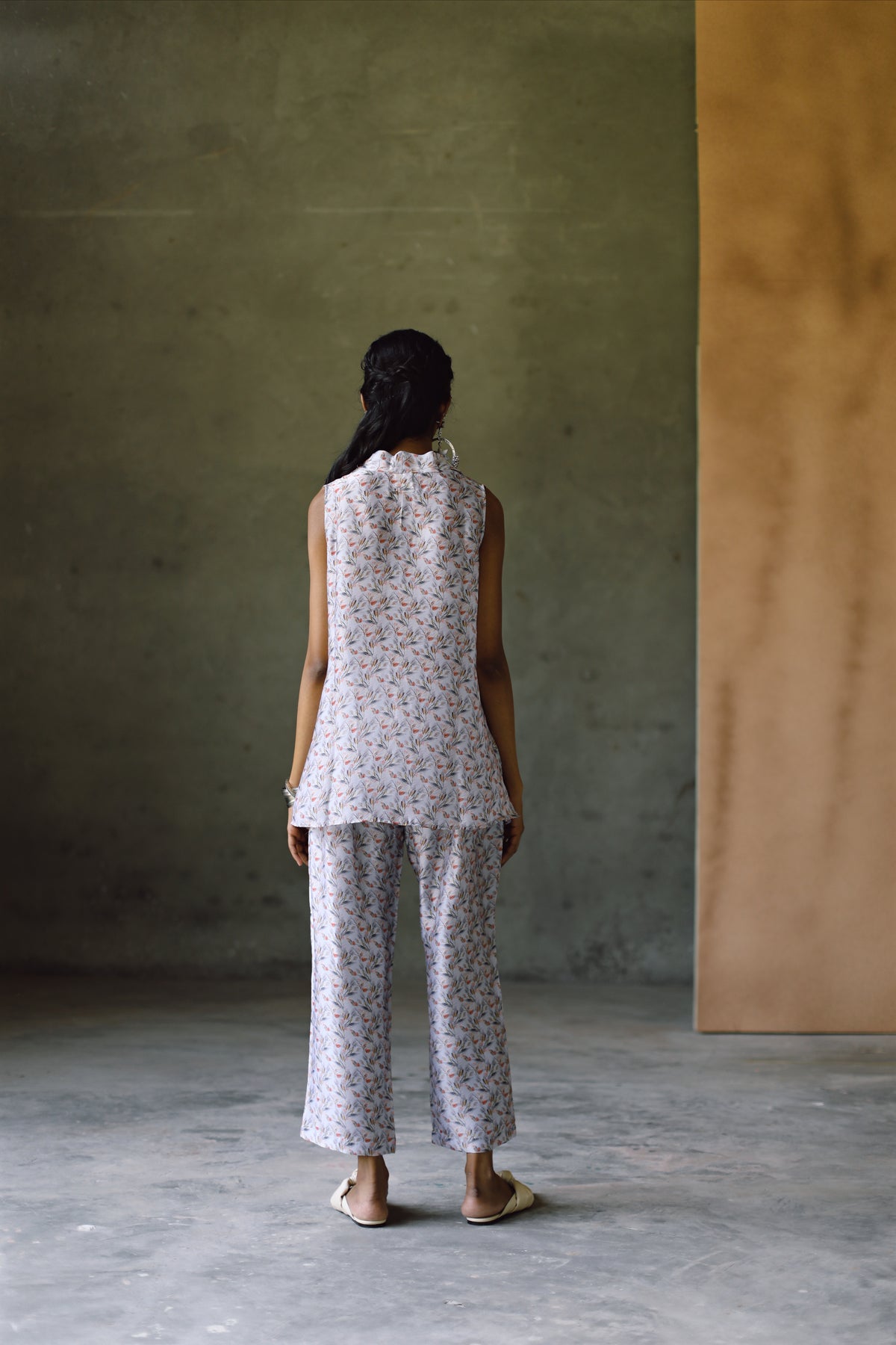 Oxford Cowl Top &amp; Pant Co-Ord Set