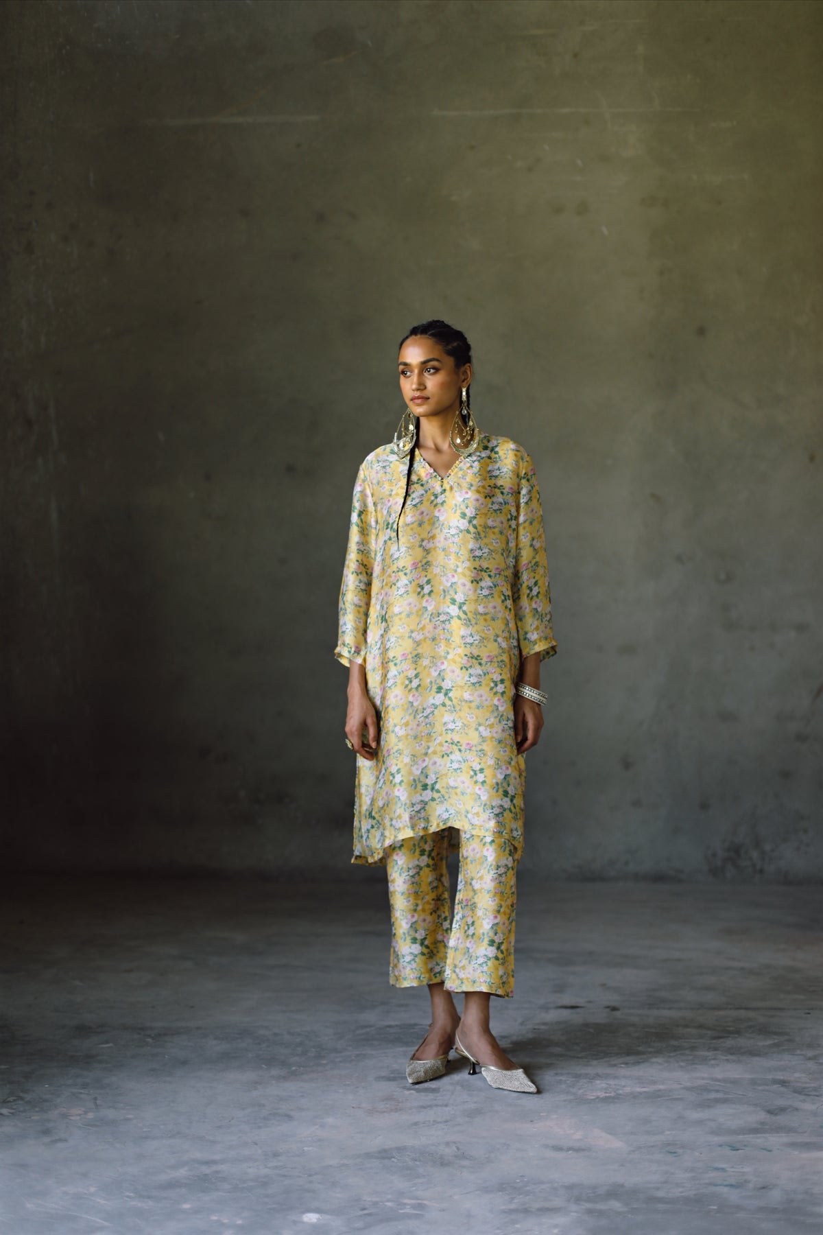 Laguna Frill Kurta  &amp; Pant Co-Ord Set