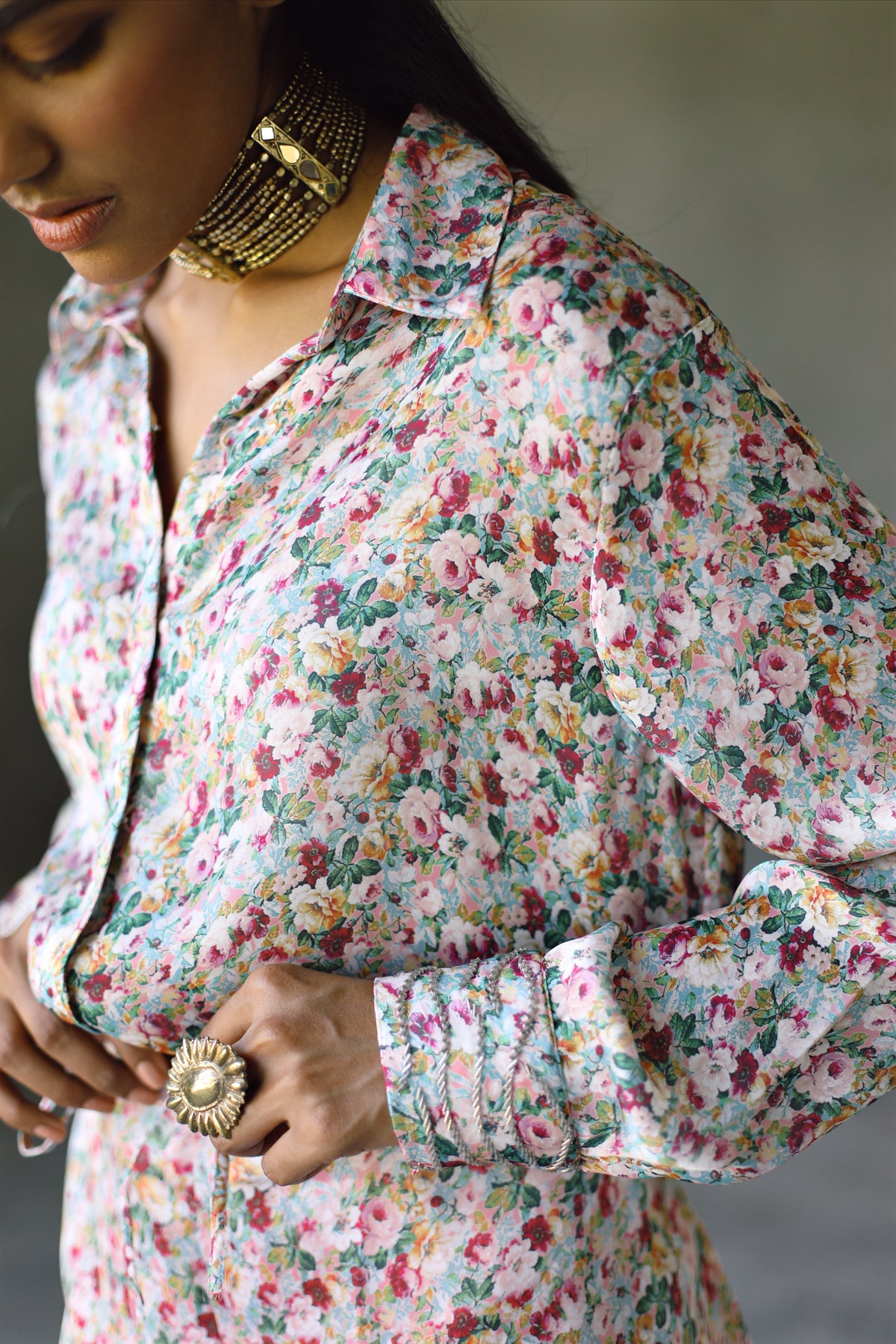 Milano Broken Wave  Cuff Shirt &amp; Pant Co-Ord Set