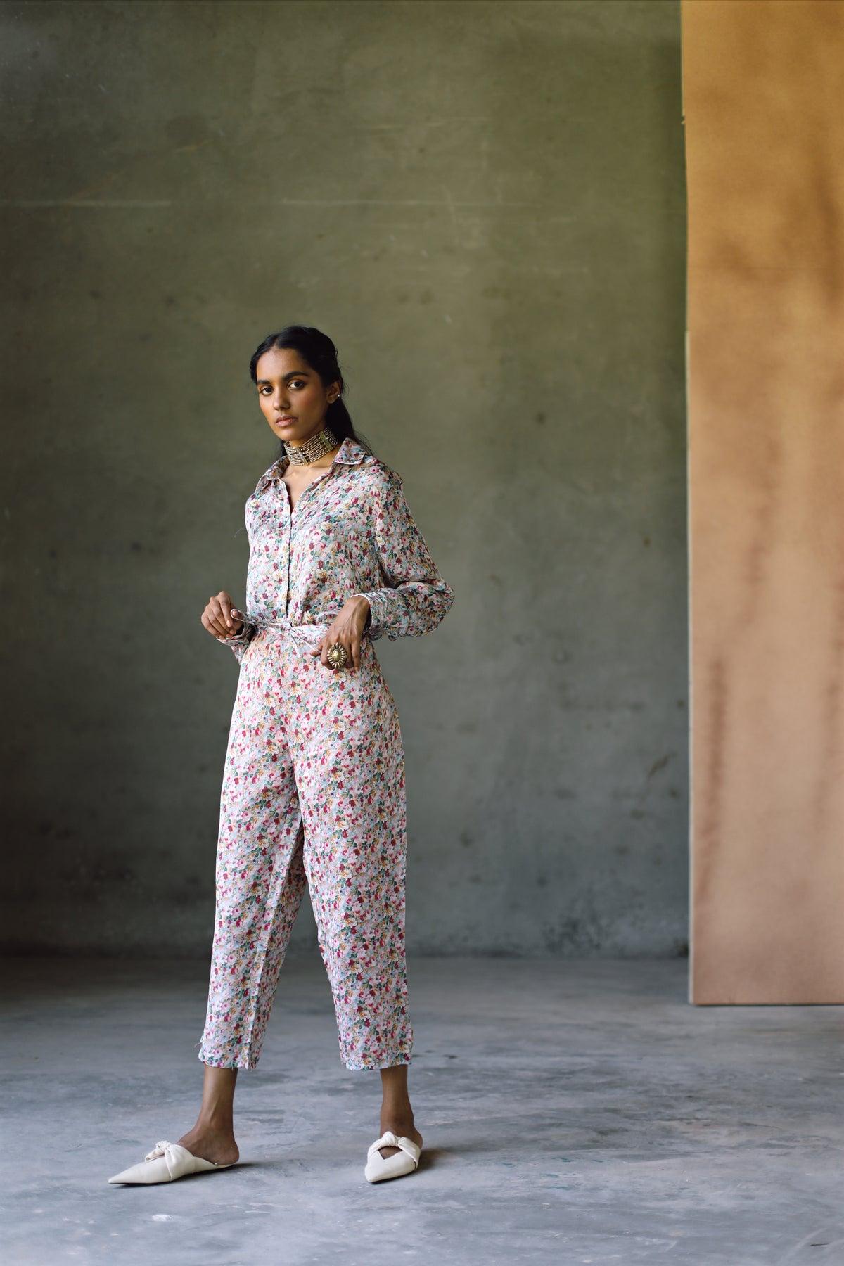 Milano Broken Wave  Cuff Shirt &amp; Pant Co-Ord Set