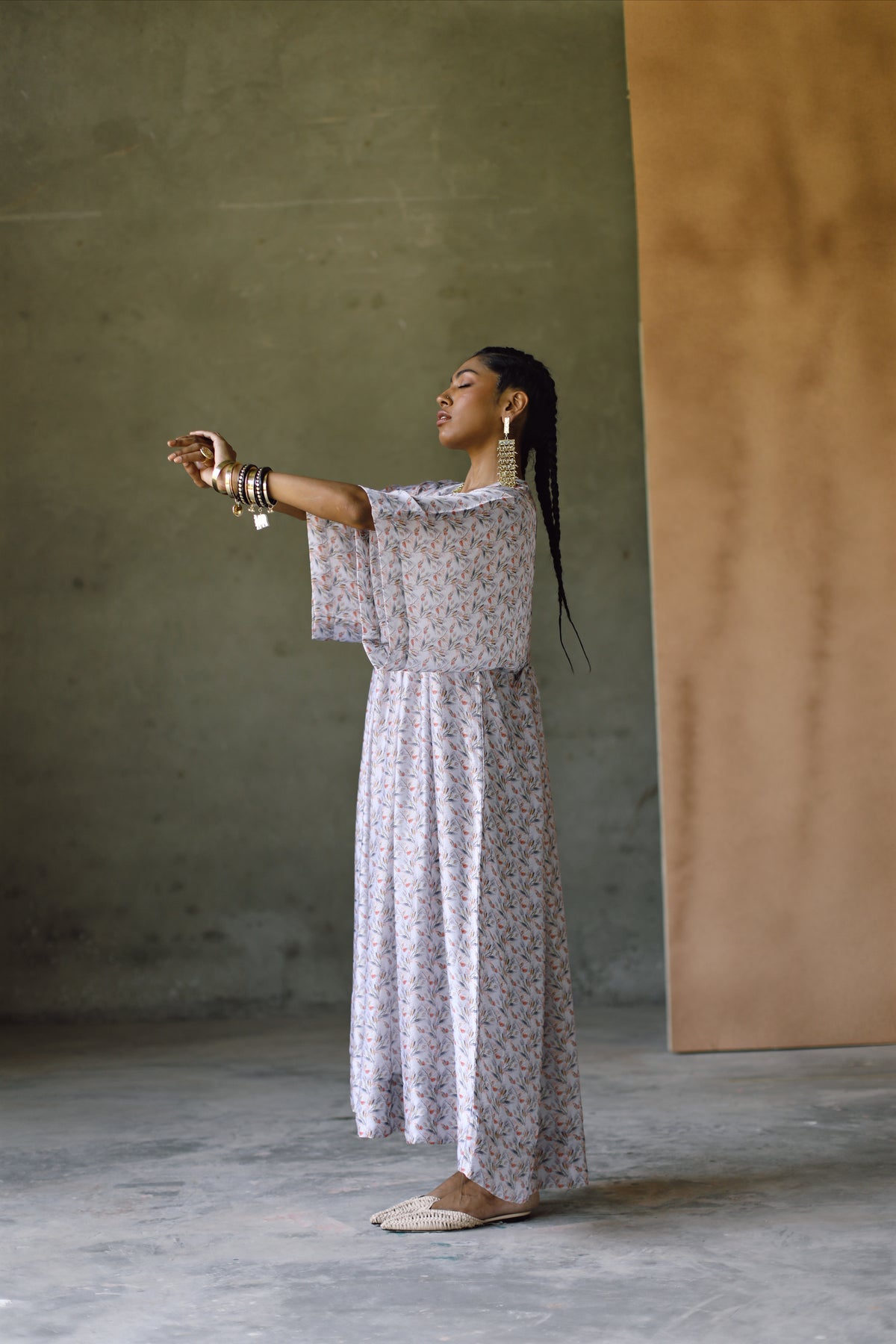 Oxford Kimono Dress