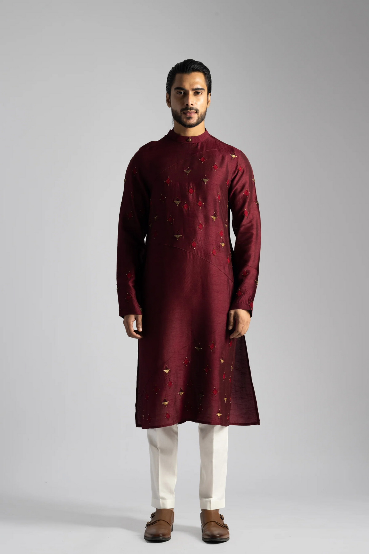 Deep Red Kurta Set
