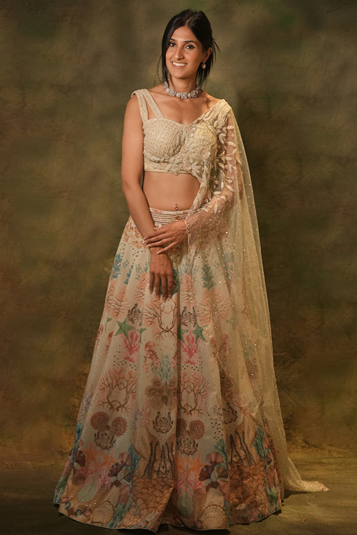 The Seashells Lehenga Set