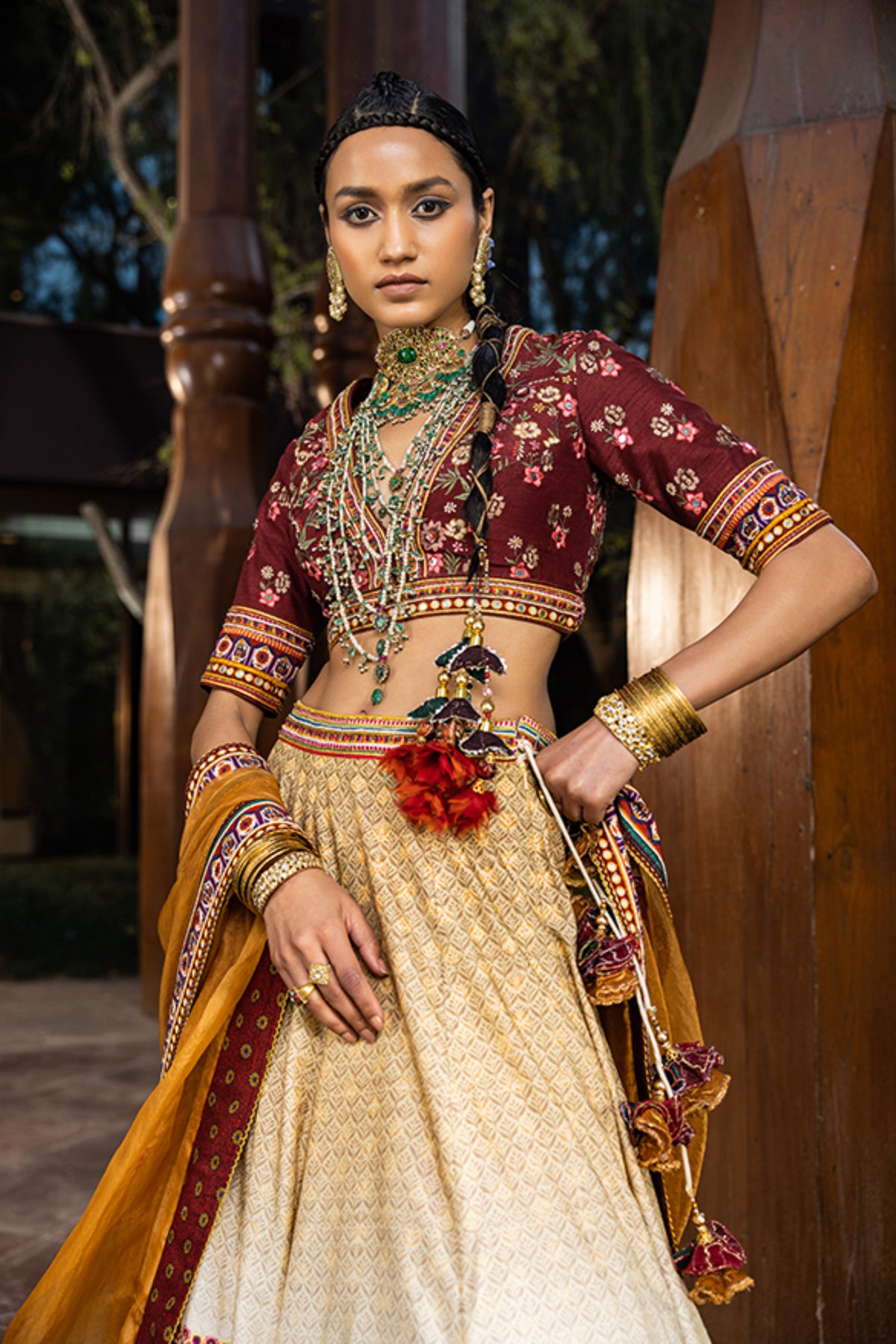 Nadira begum lehenga set