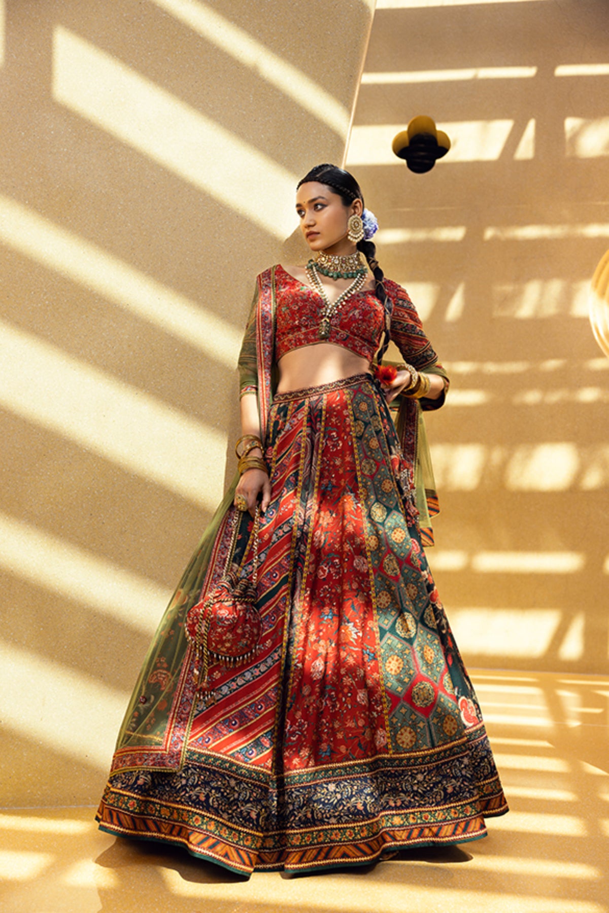 Ahilya lehenga set