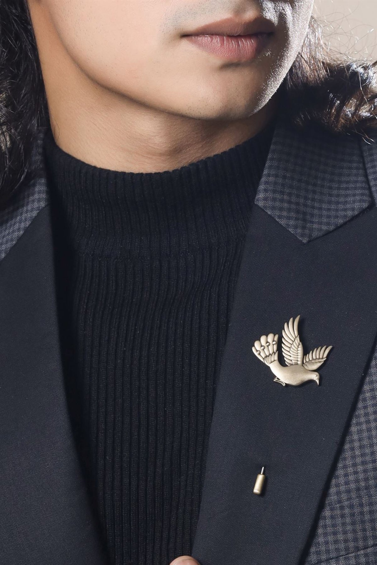 Flying Bird Lapel Pin