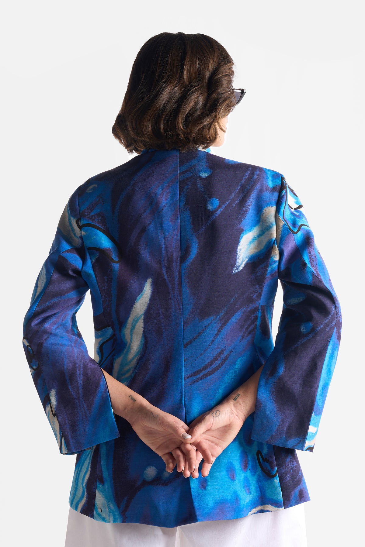 Lapis Lazuli Flower Blazer