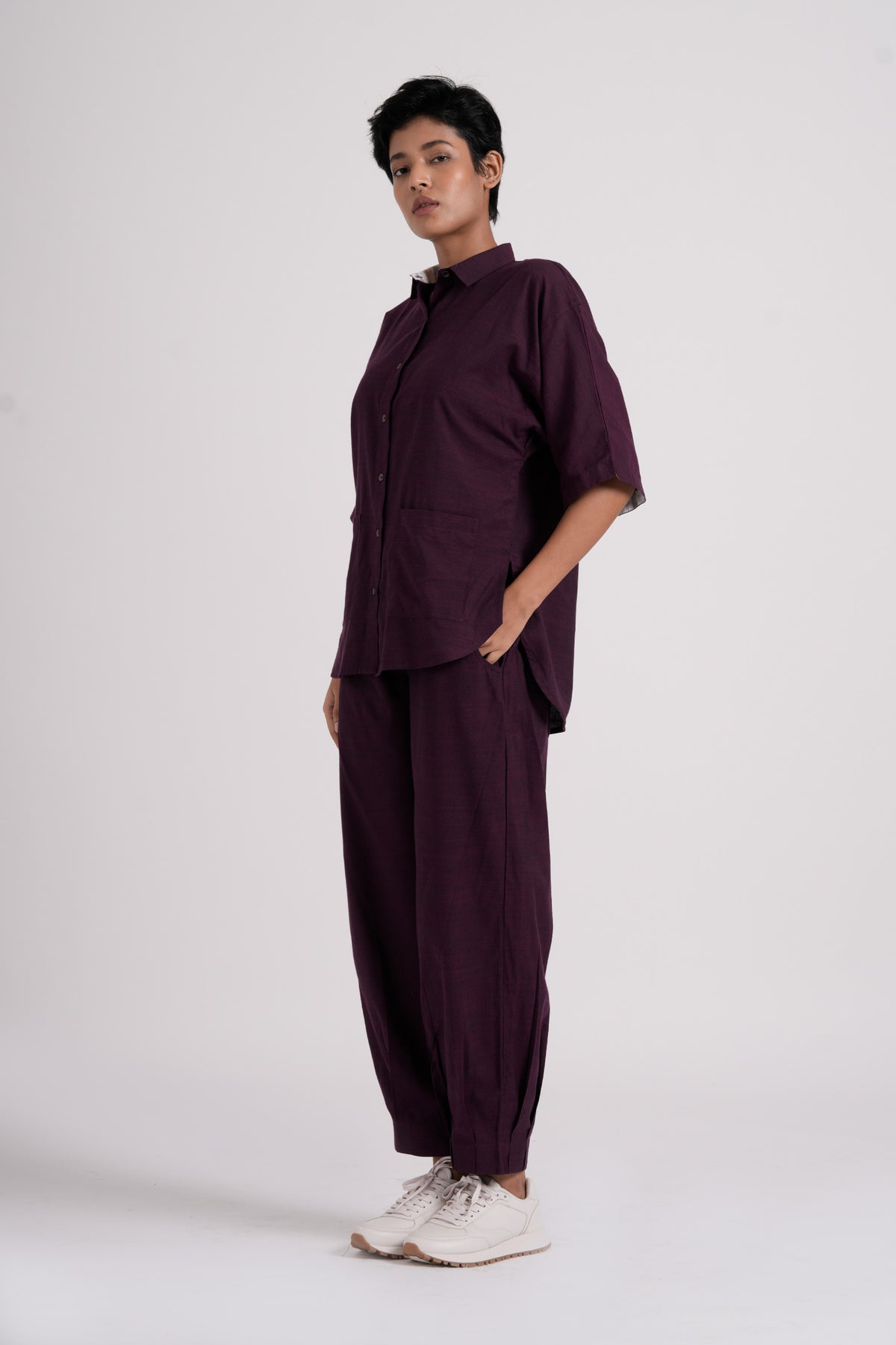 Lava Dark Purple Co-ord Set
