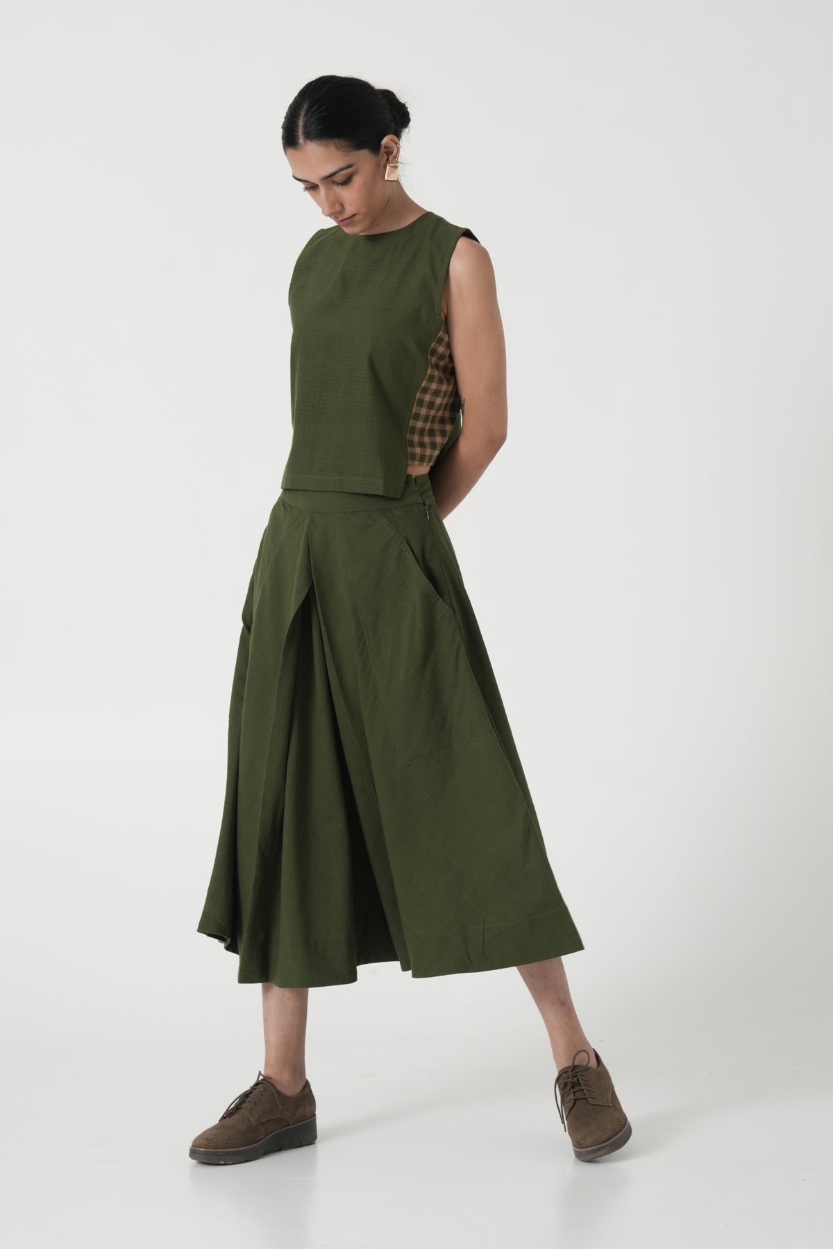 Jade Skirt Olive Green