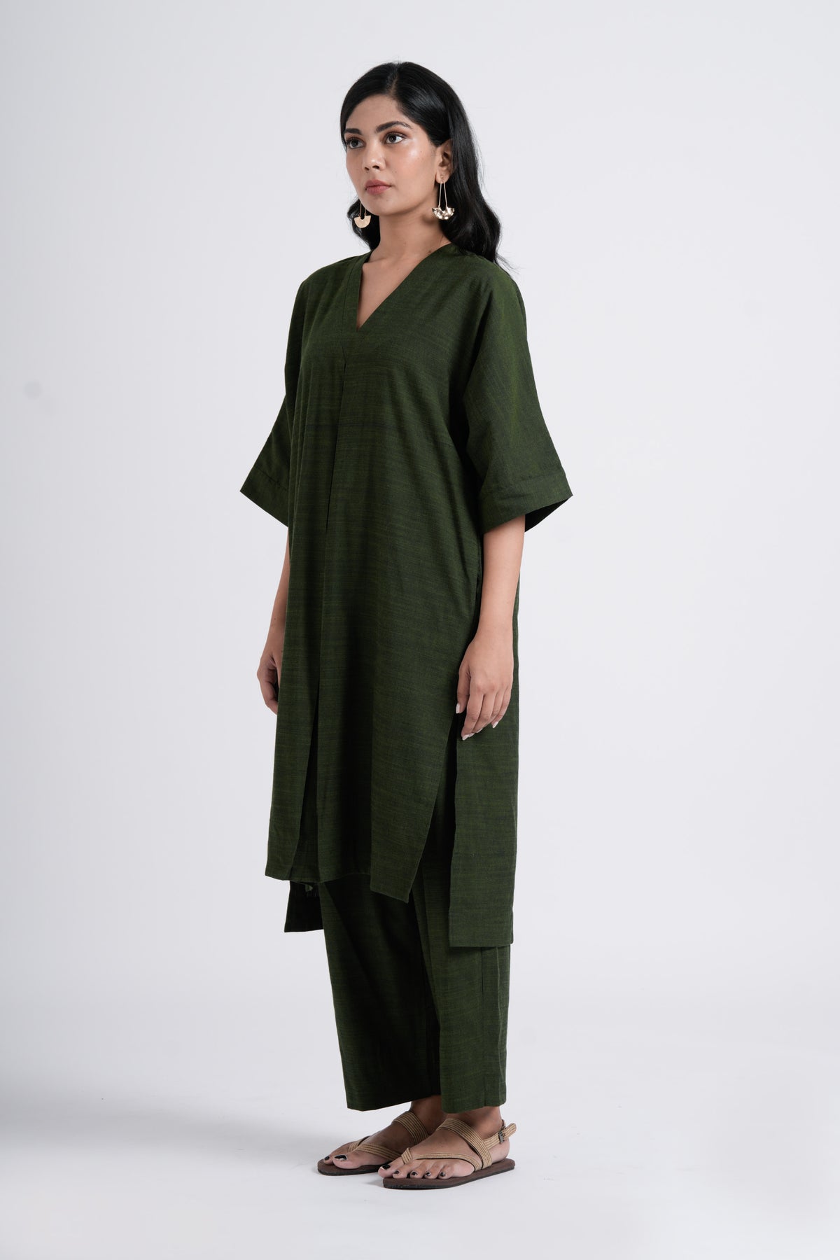Ease Tunic in Seaweed Green