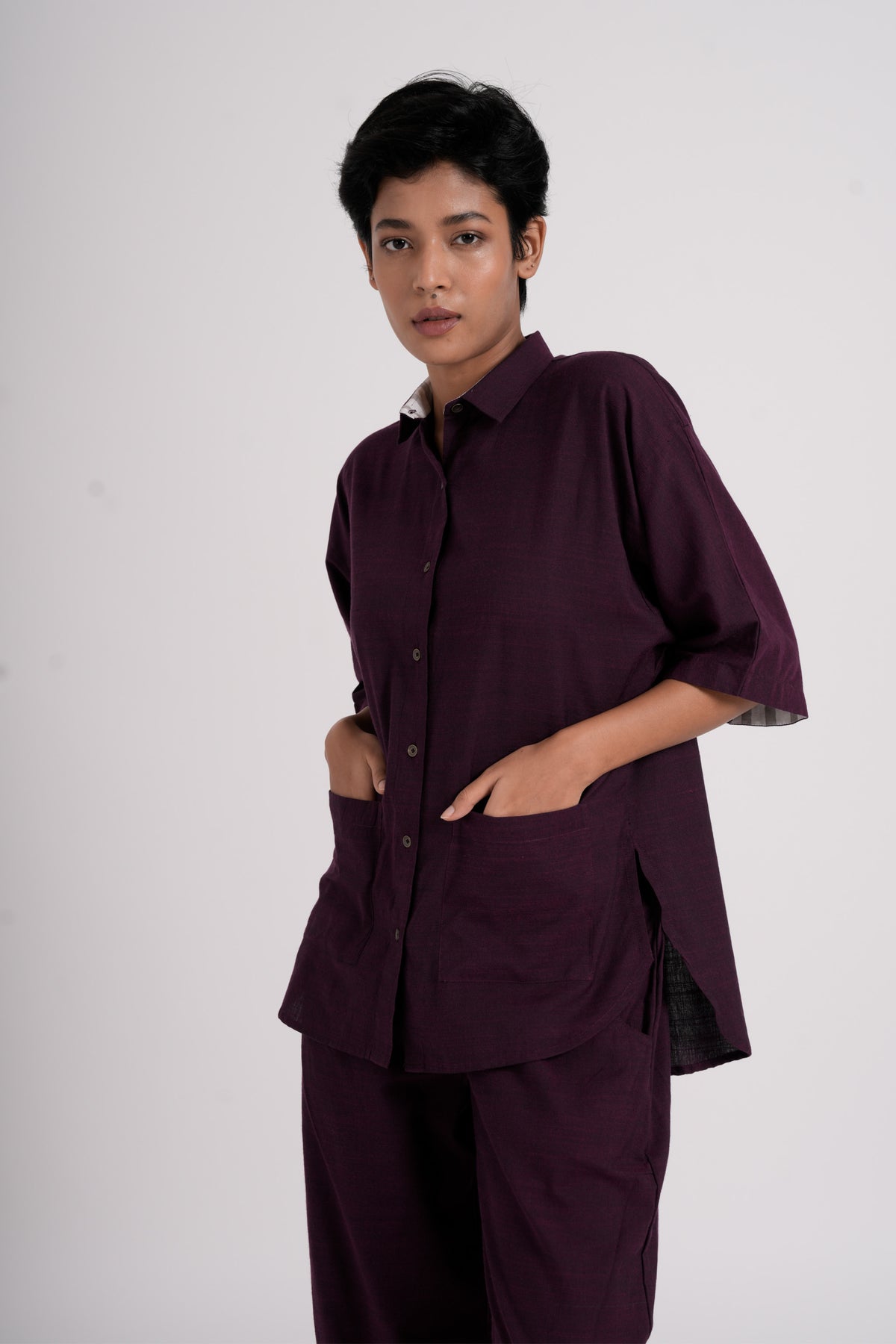 Lava Dark Purple Co-ord Set