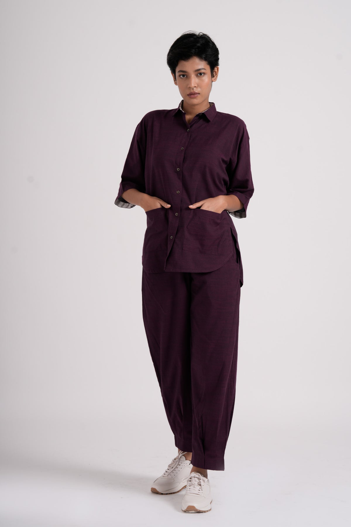 Lava Dark Purple Co-ord Set
