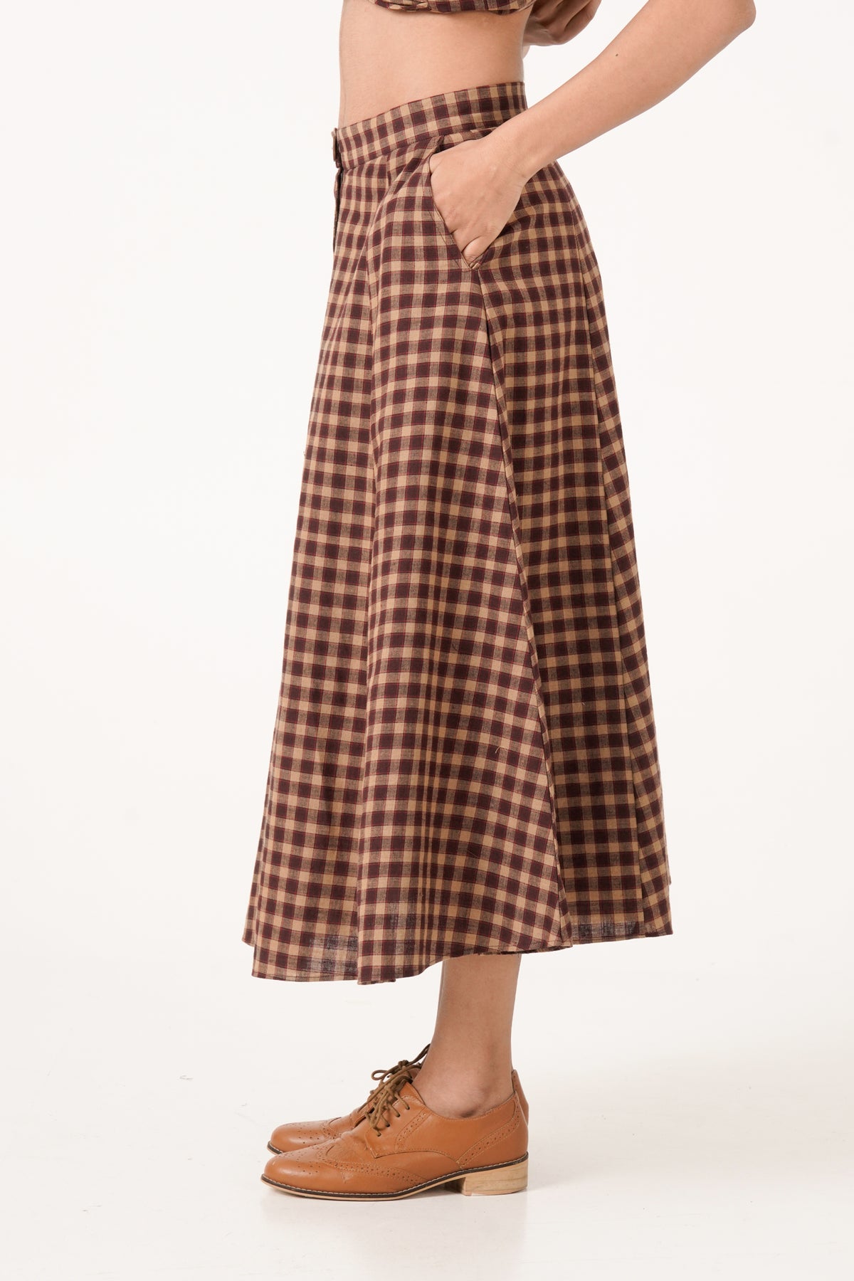 Mate Skirt in Wine