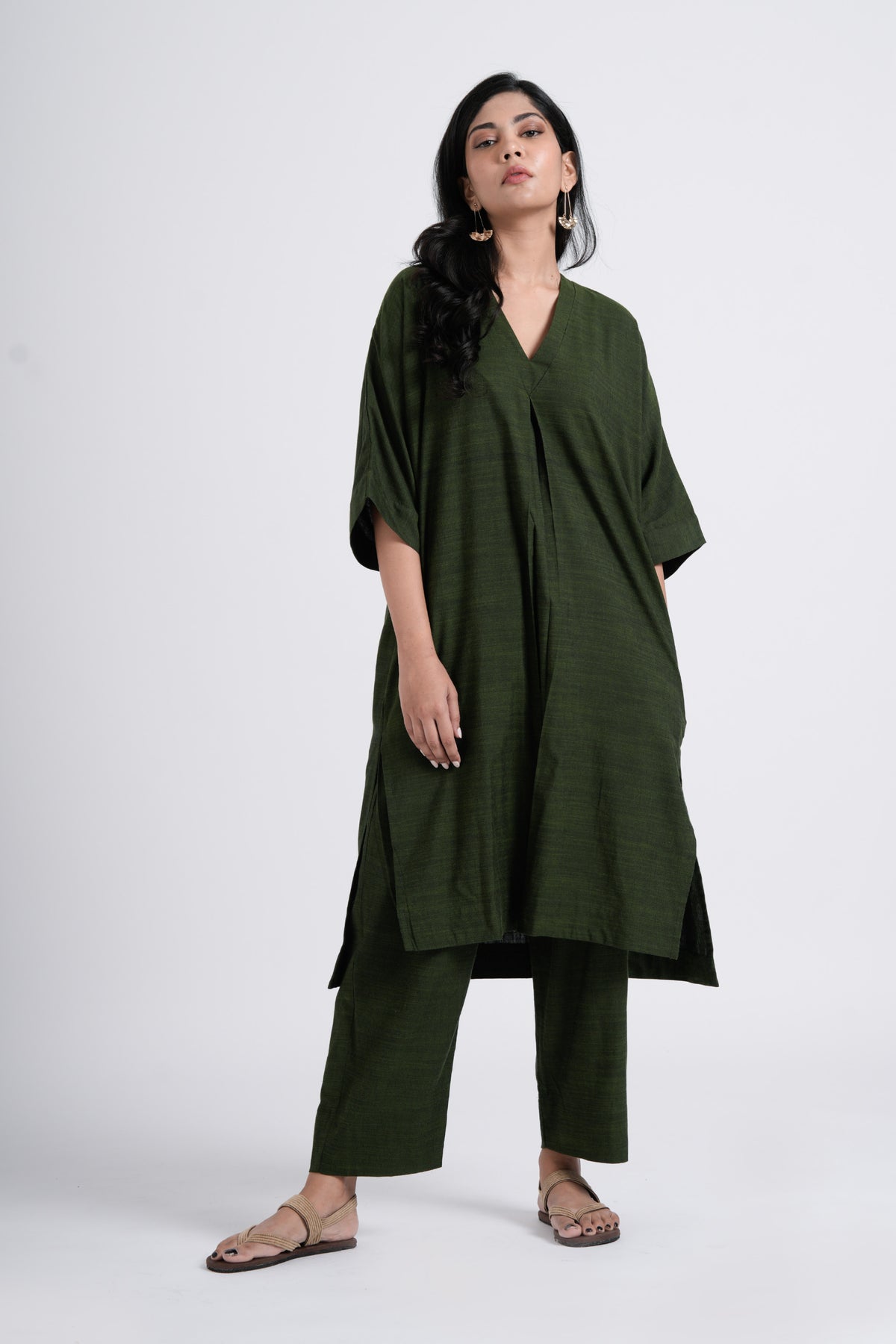 Ease Tunic in Seaweed Green