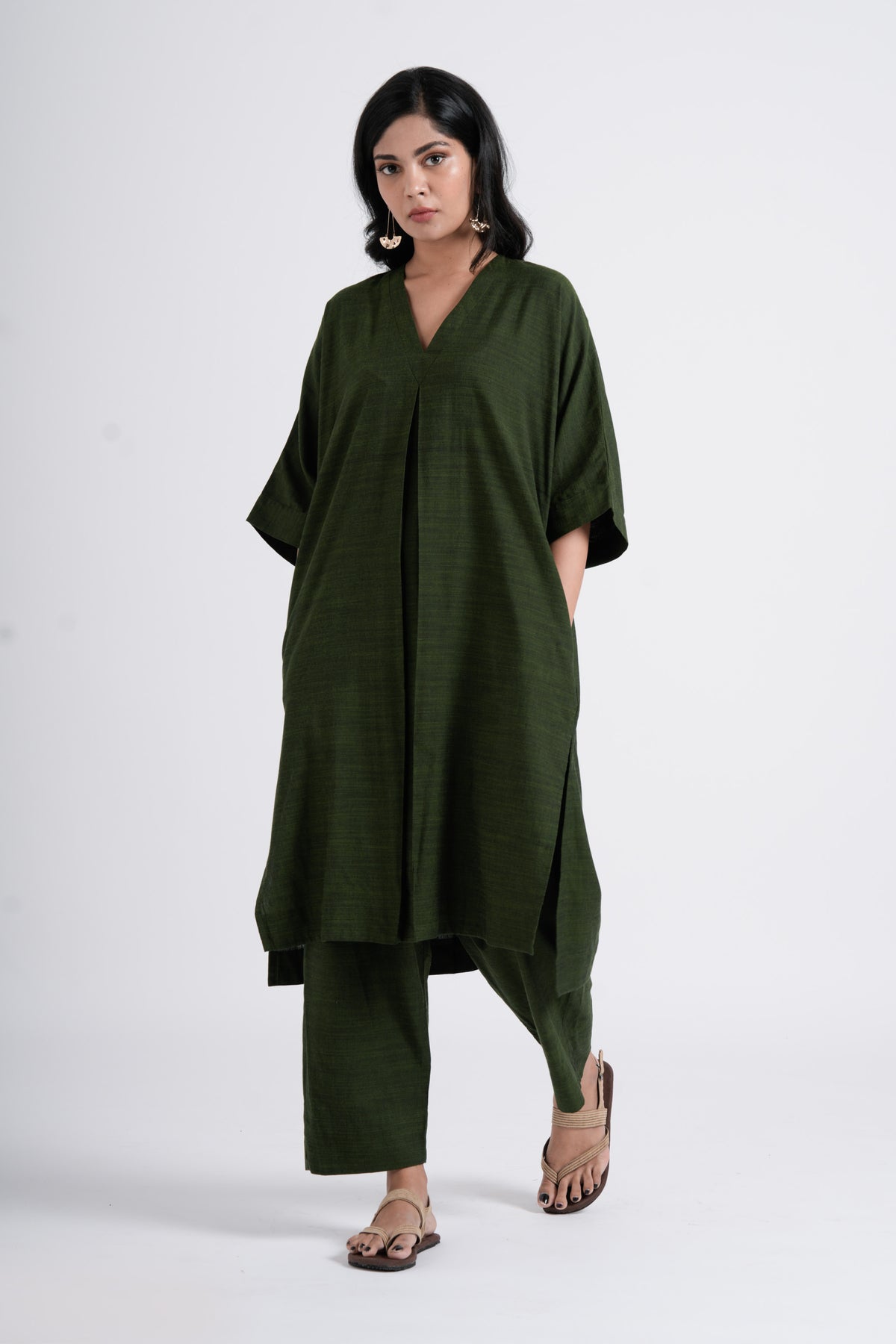 Ease Seaweed Green Tunic Set