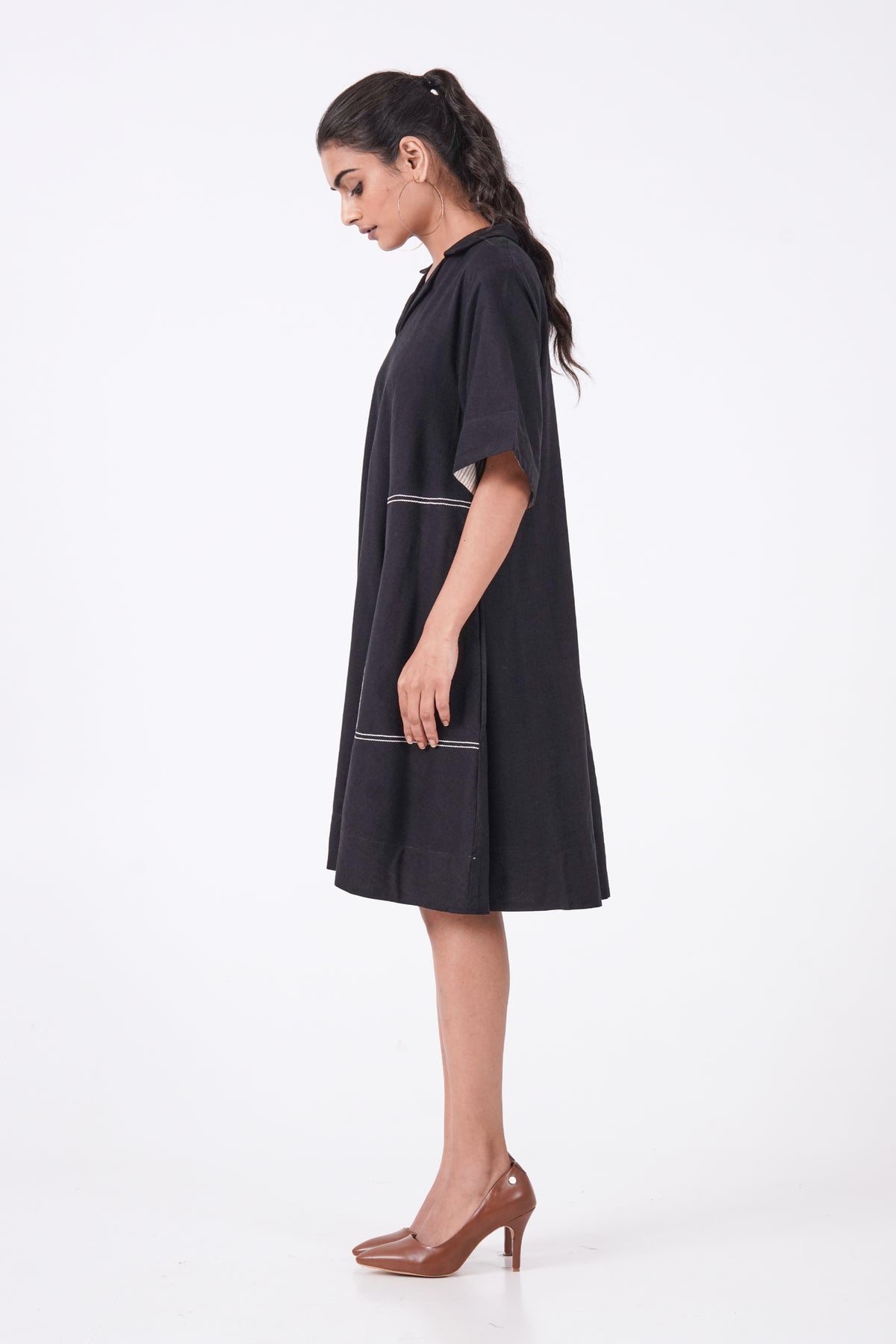 Dynamic Black Dress